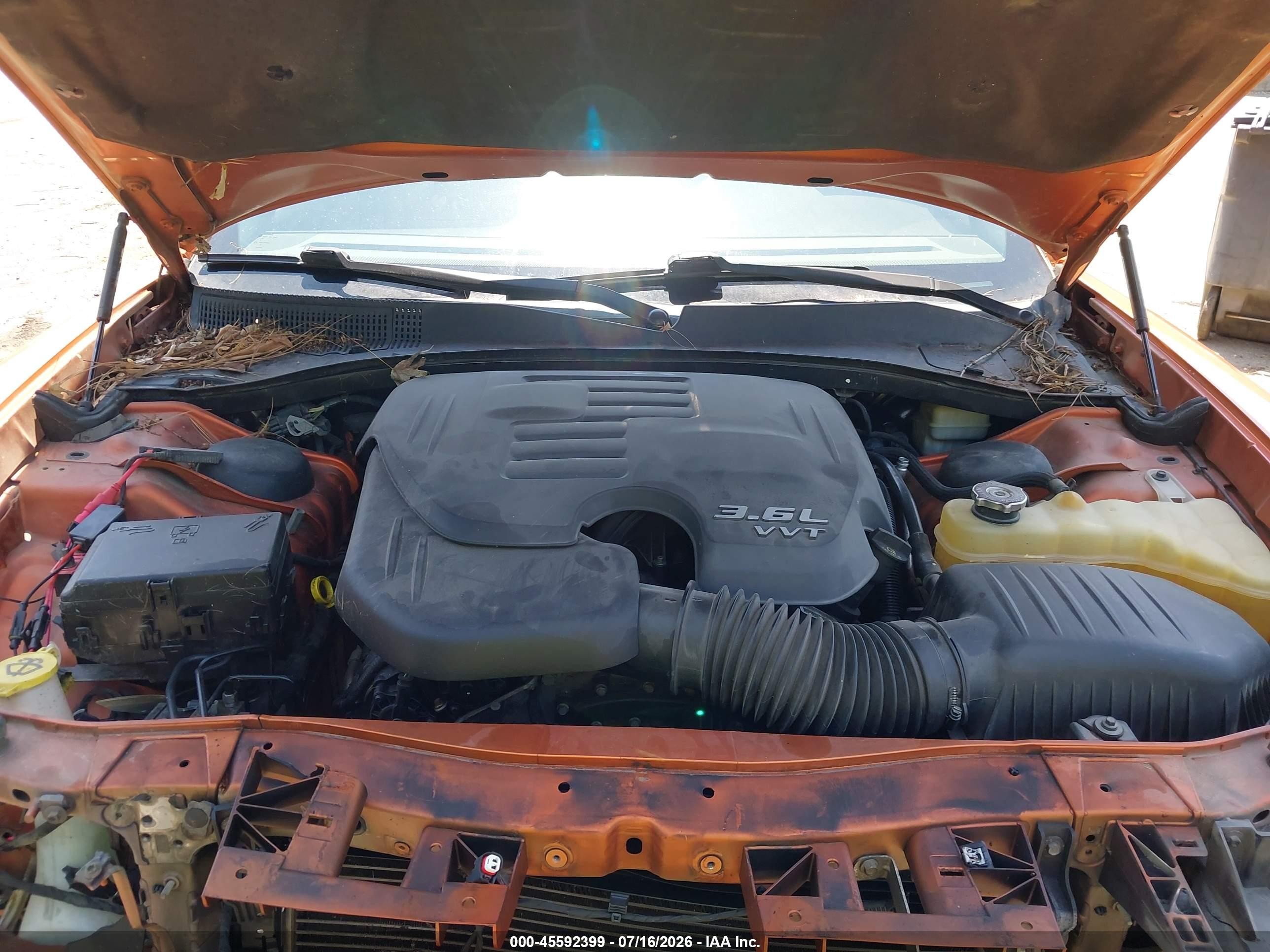 2011 Dodge Charger Orange vin: 2B3CL3CG1BH566232