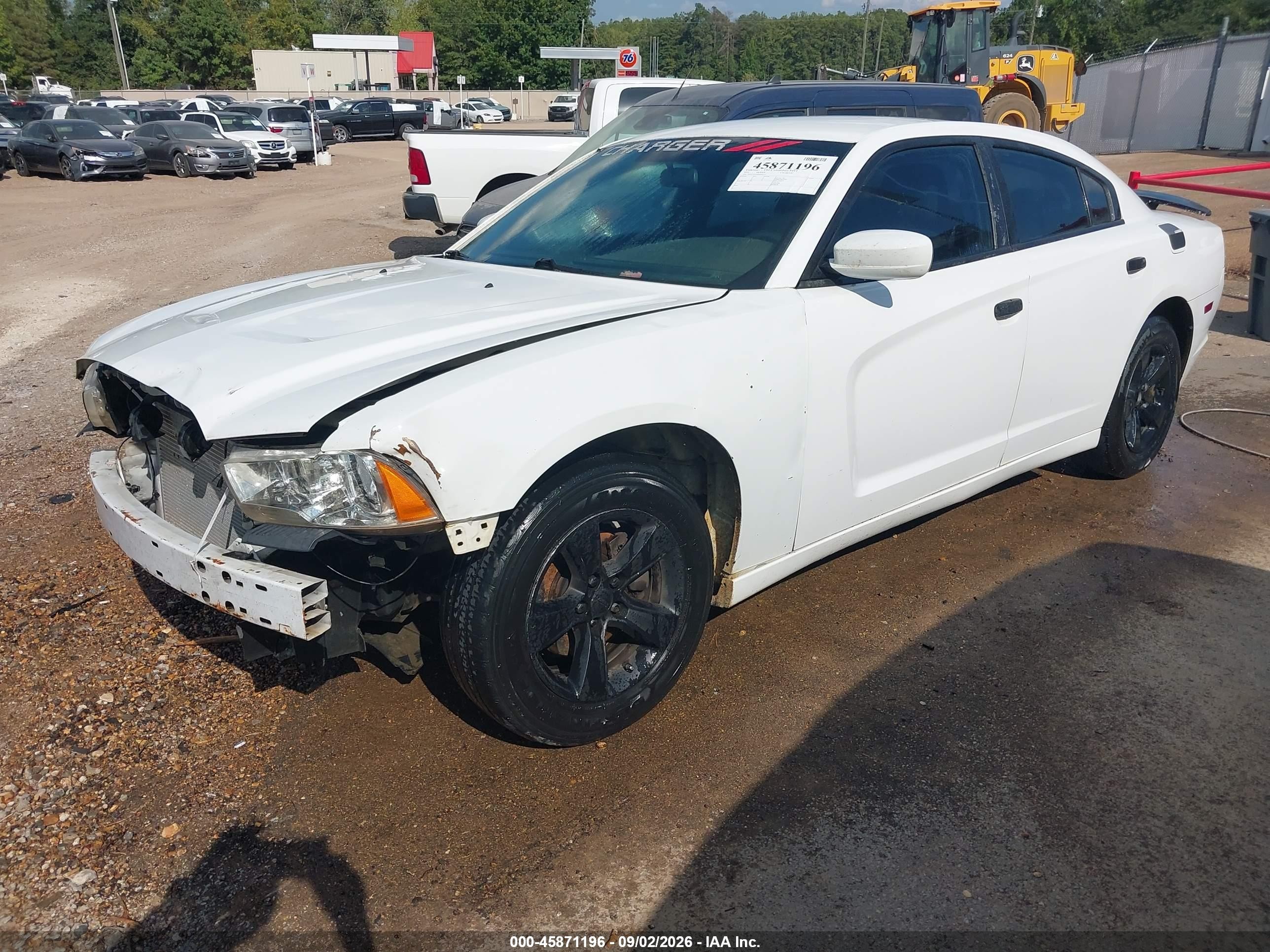 2011 Dodge Charger   Белый vin: 2B3CL3CG2BH504127