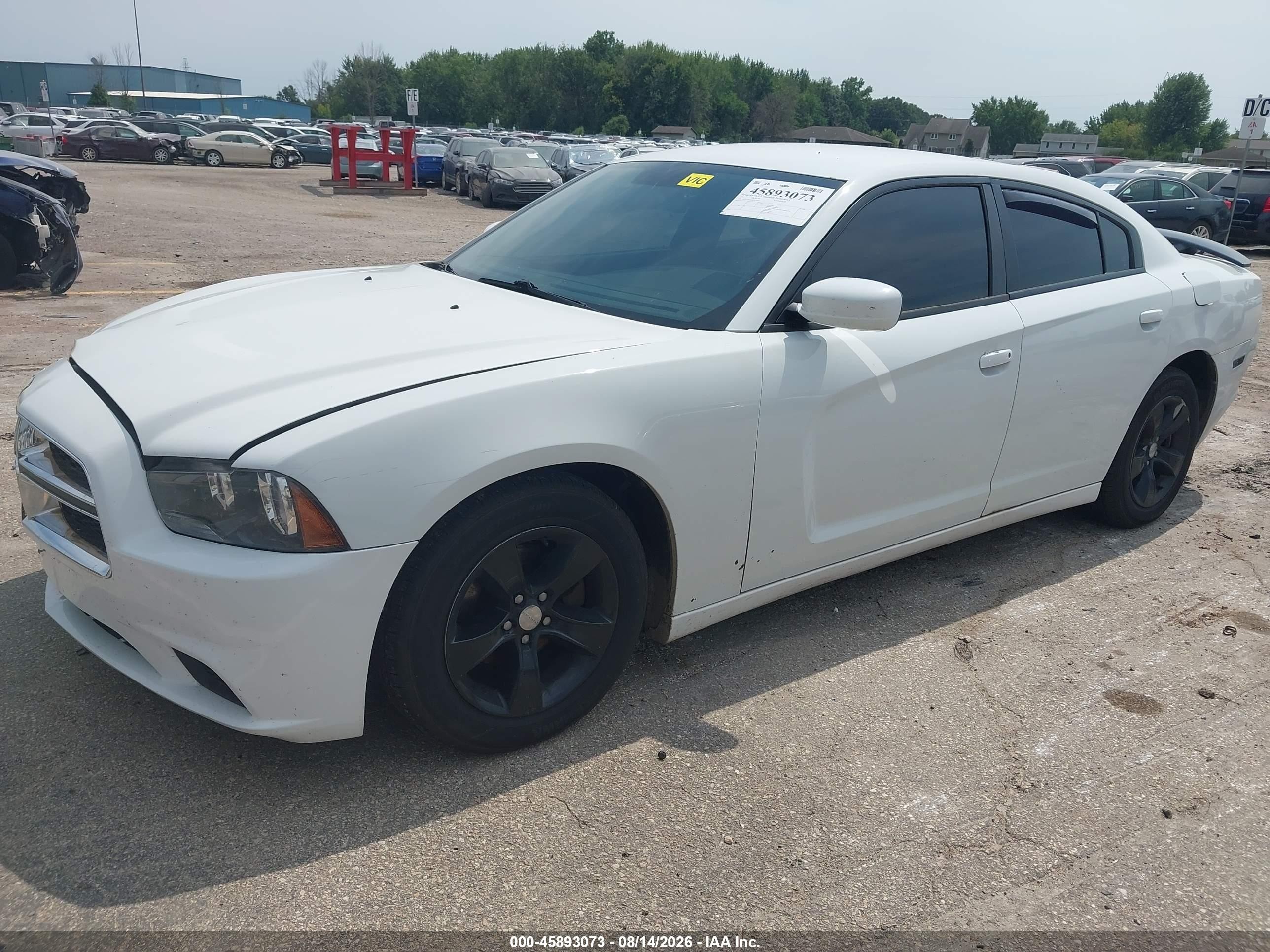 2011 Dodge Charger White vin: 2B3CL3CG2BH577725