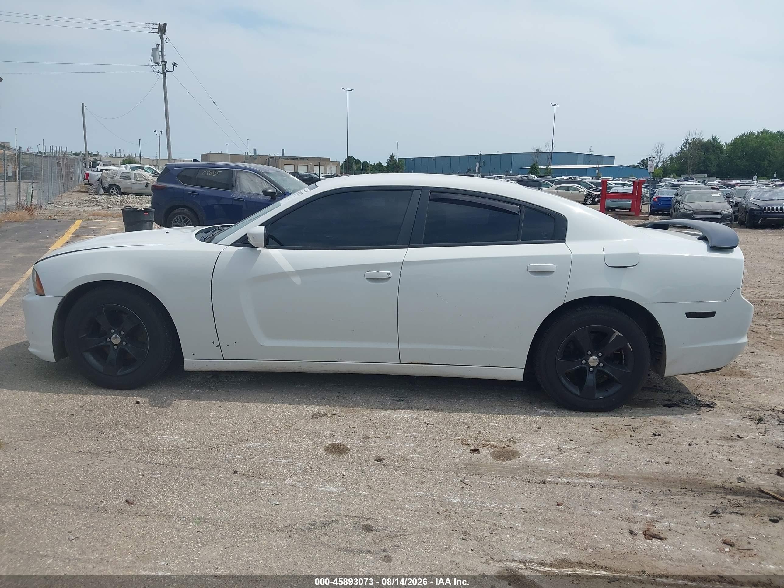 2011 Dodge Charger White vin: 2B3CL3CG2BH577725