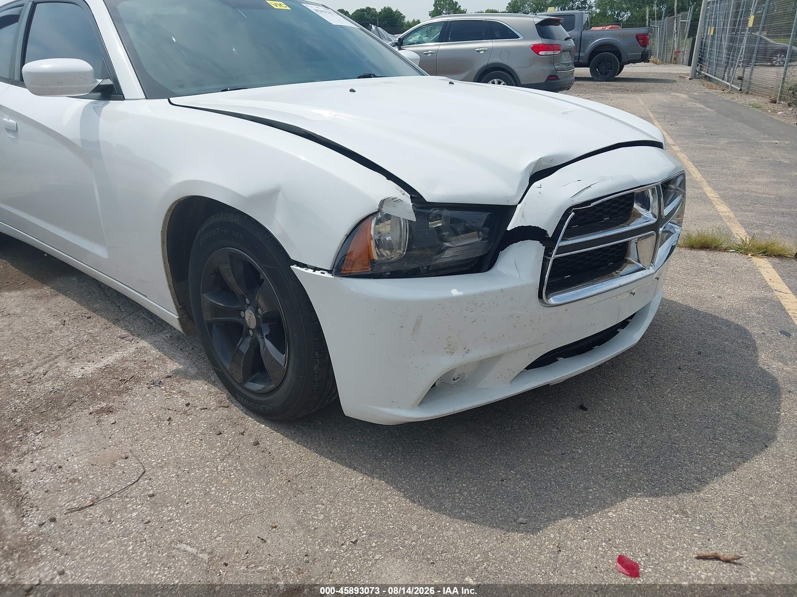 2011 Dodge Charger White vin: 2B3CL3CG2BH577725