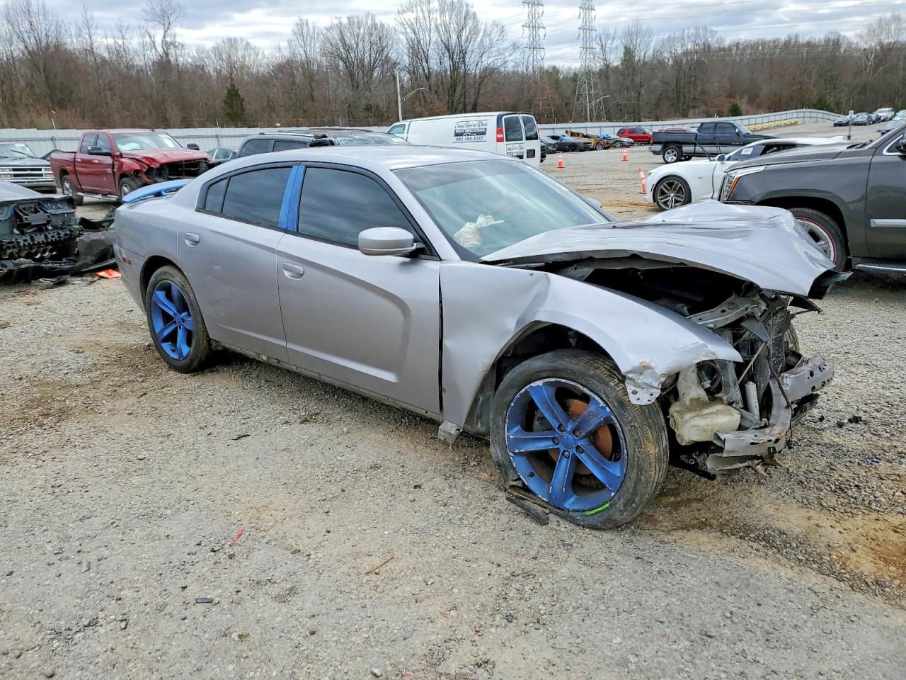 2011 Dodge Charger Серый vin: 2B3CL3CG3BH519655