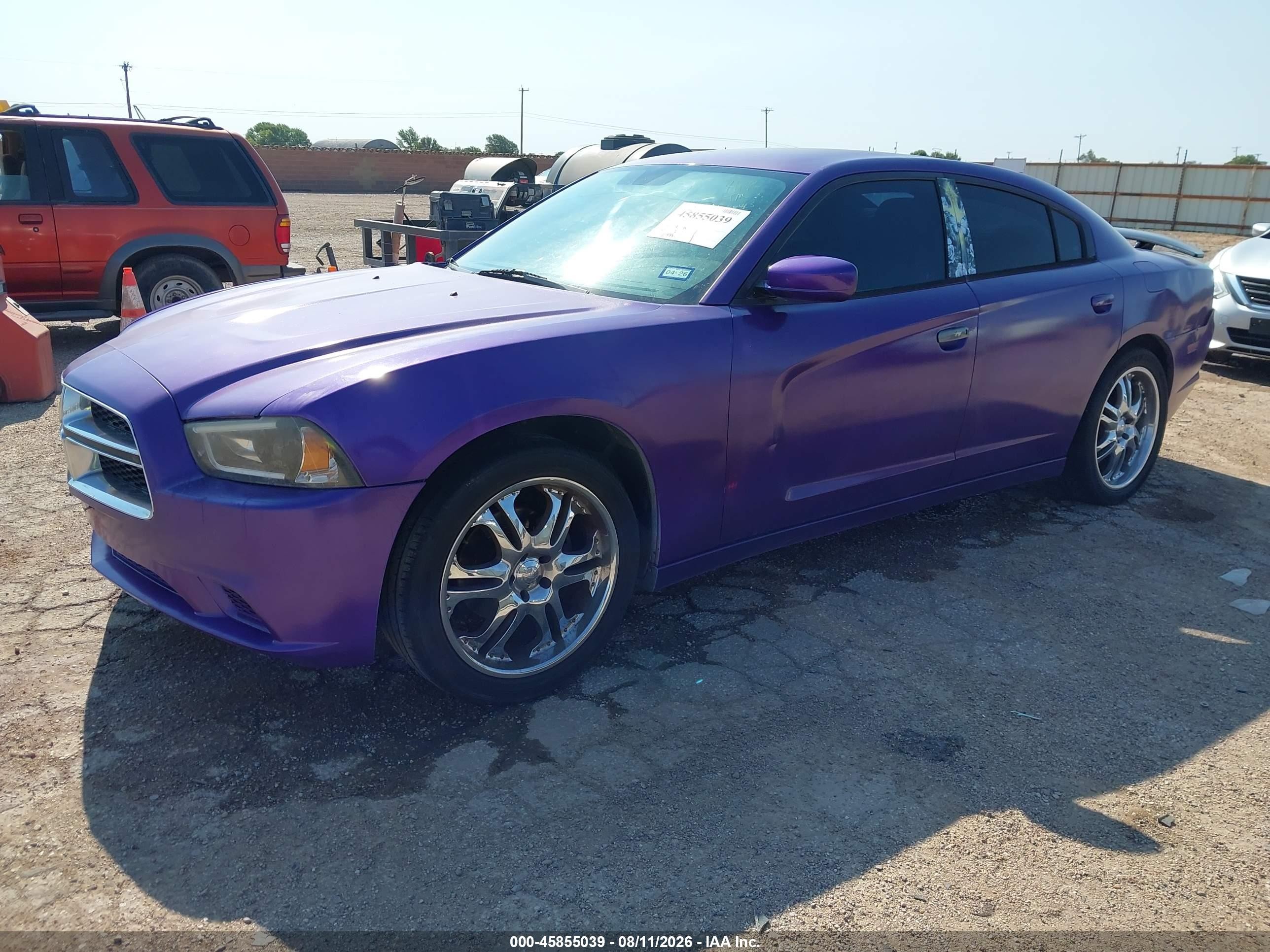 2011 Dodge Charger   Purple vin: 2B3CL3CG3BH534821
