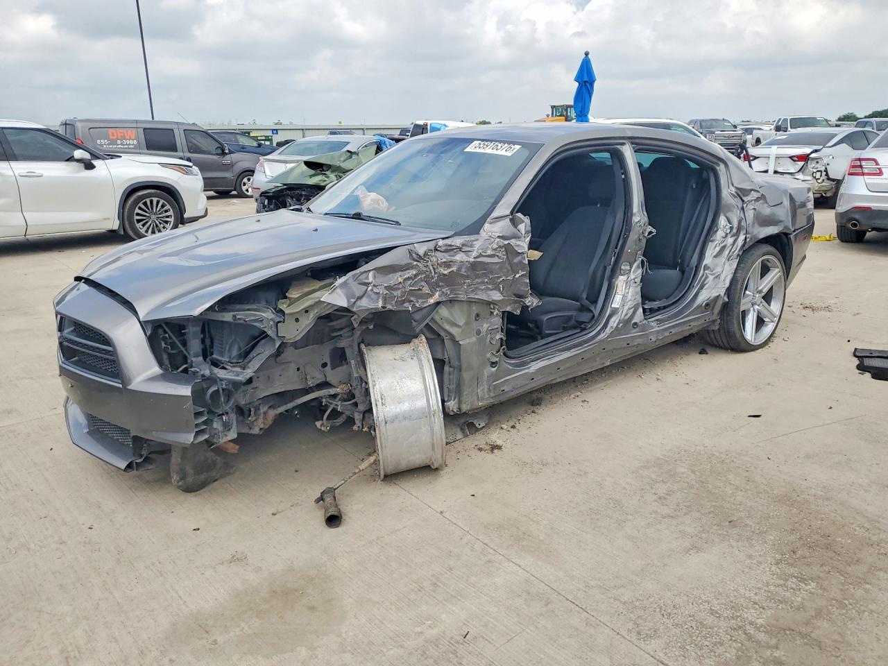 2011 Dodge Charger Gray vin: 2B3CL3CG3BH566779