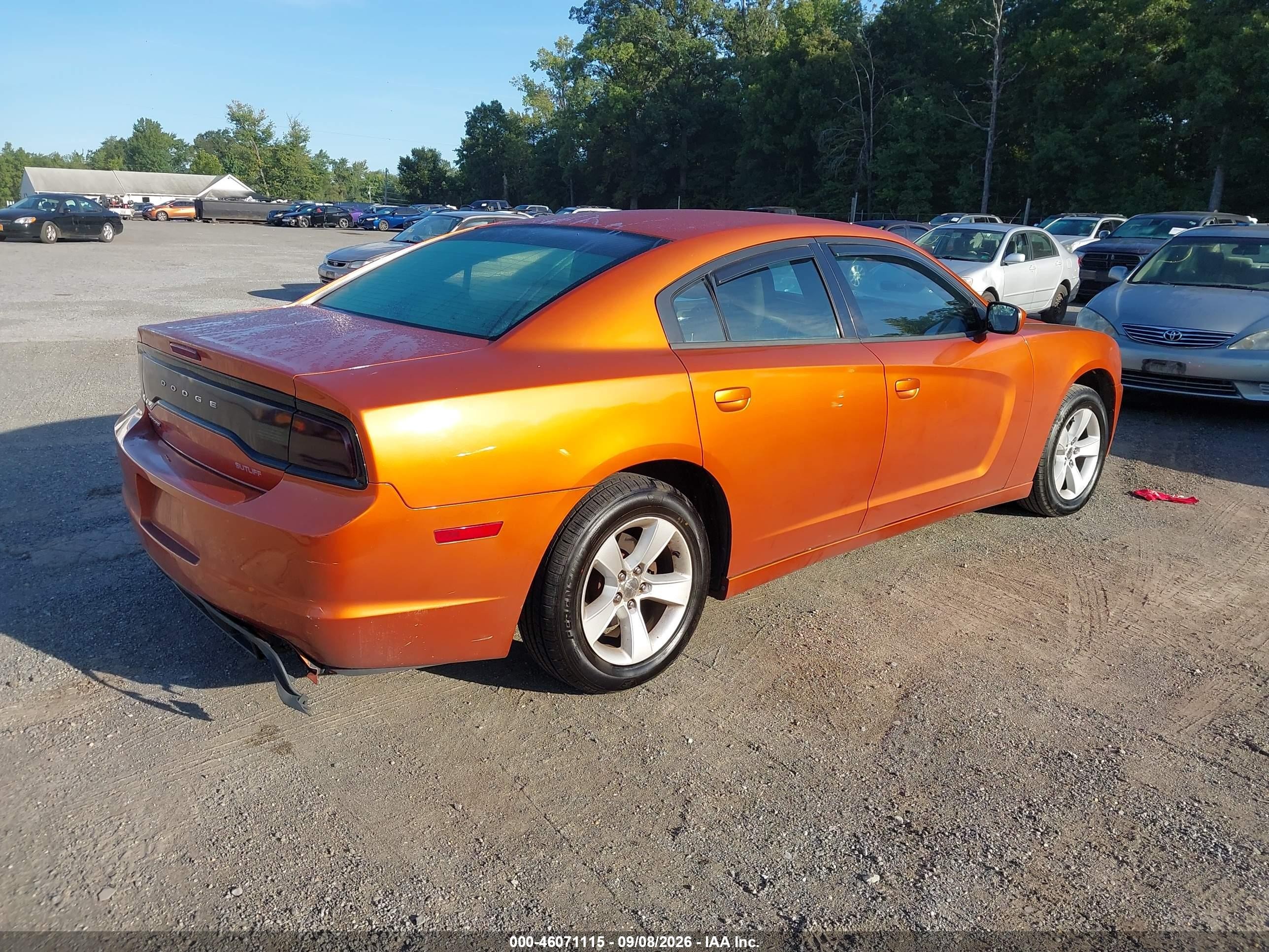2011 Dodge Charger   Оранжевый vin: 2B3CL3CG3BH577040