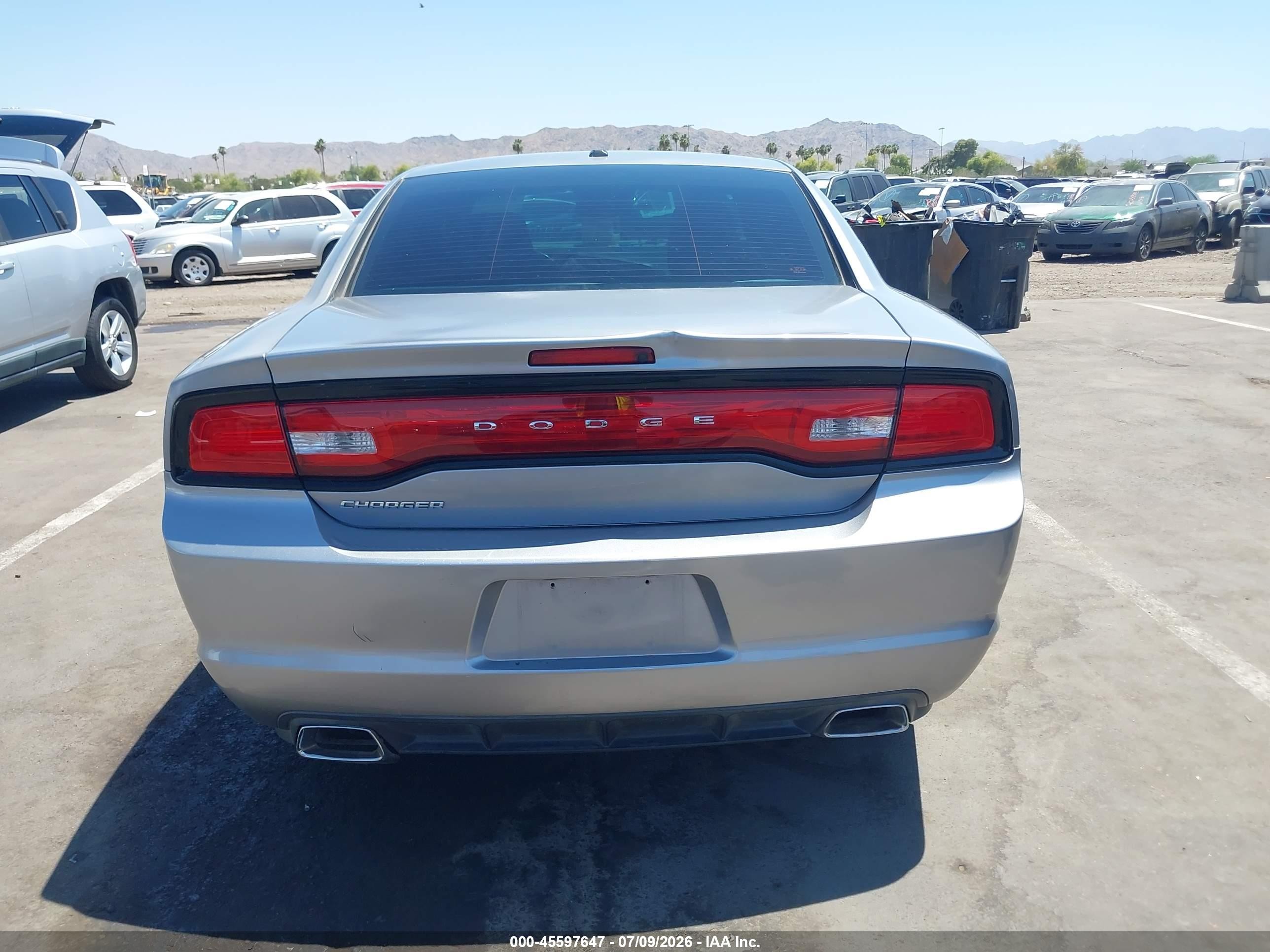 2011 Dodge Charger Silver vin: 2B3CL3CG4BH532219