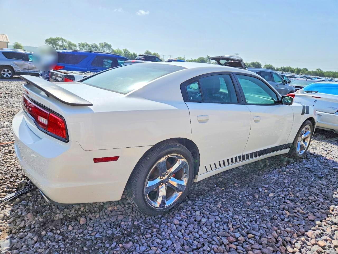 2011 Dodge Charger White vin: 2B3CL3CG4BH592873