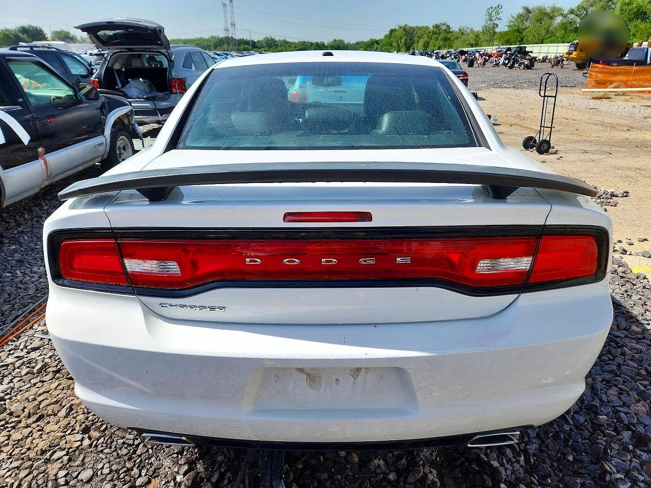 2011 Dodge Charger White vin: 2B3CL3CG4BH592873