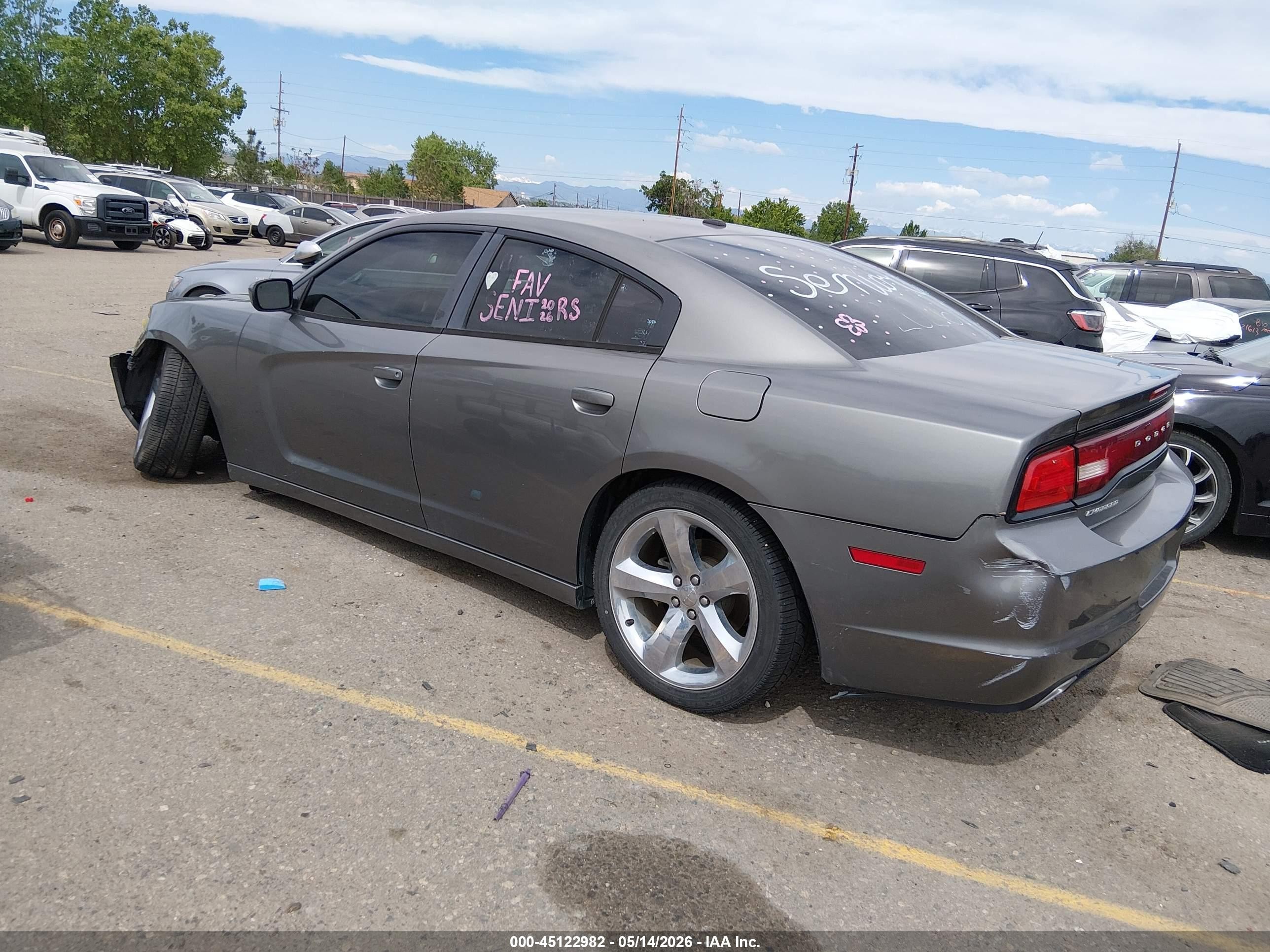 2011 Dodge Charger   Gray vin: 2B3CL3CG5BH527630