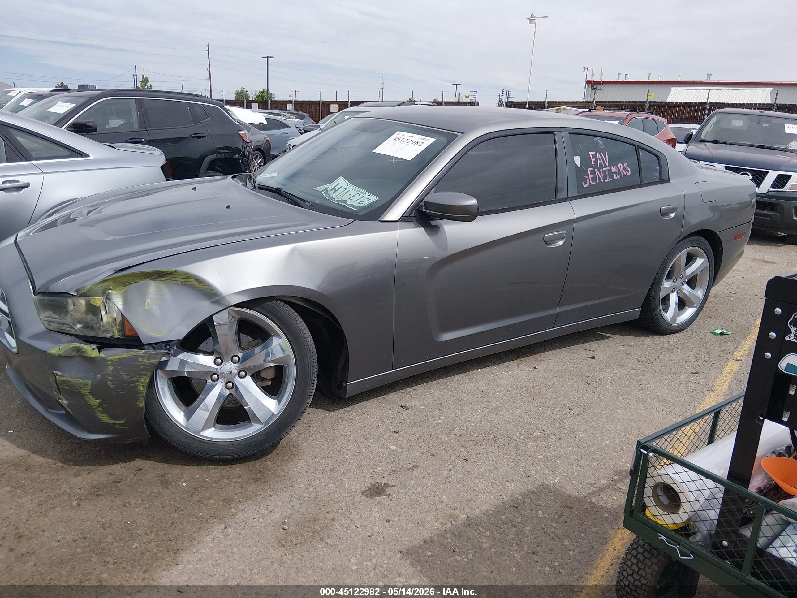 2011 Dodge Charger   Gray vin: 2B3CL3CG5BH527630