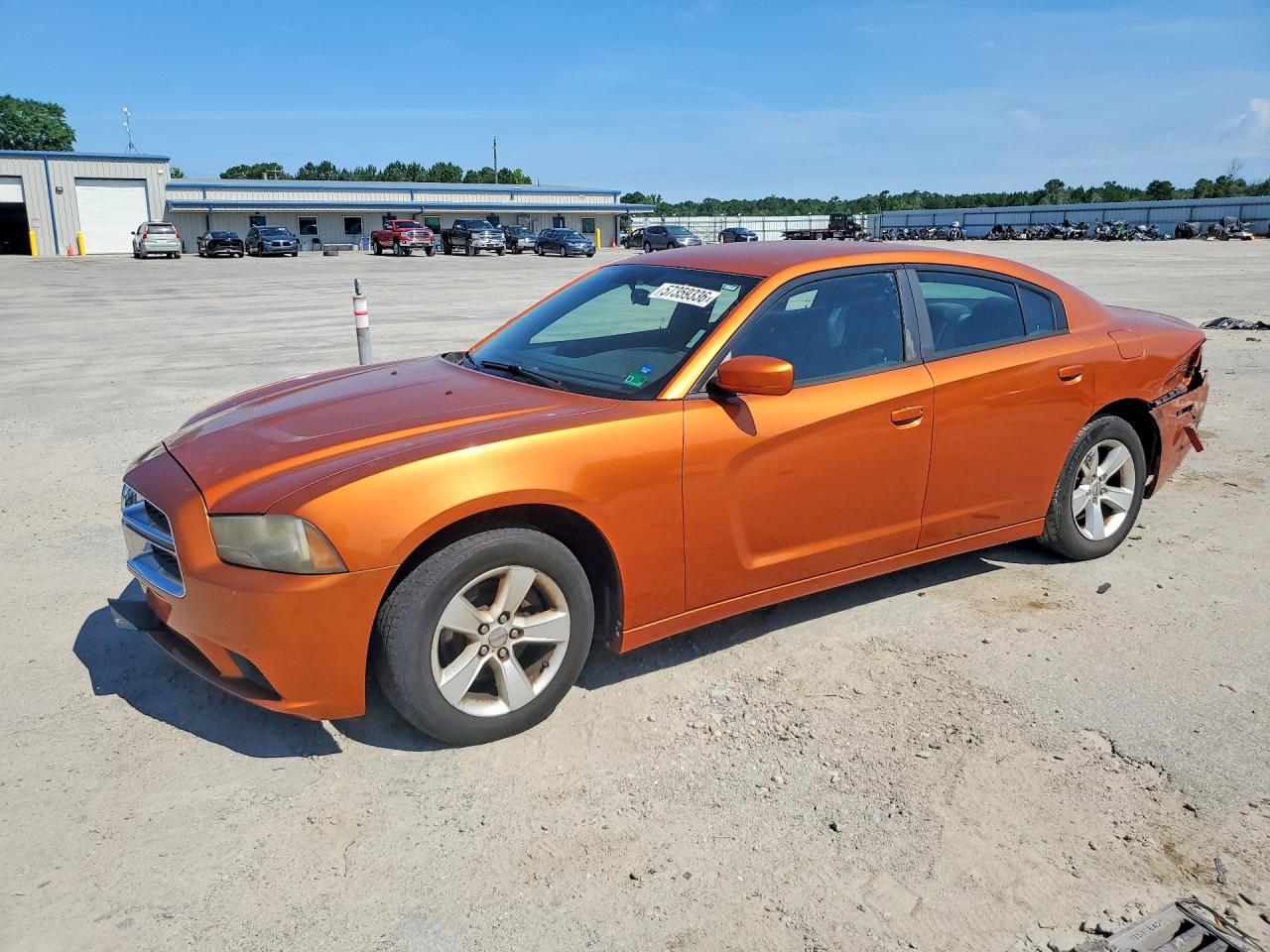 2011 Dodge Charger Orange vin: 2B3CL3CG5BH541205