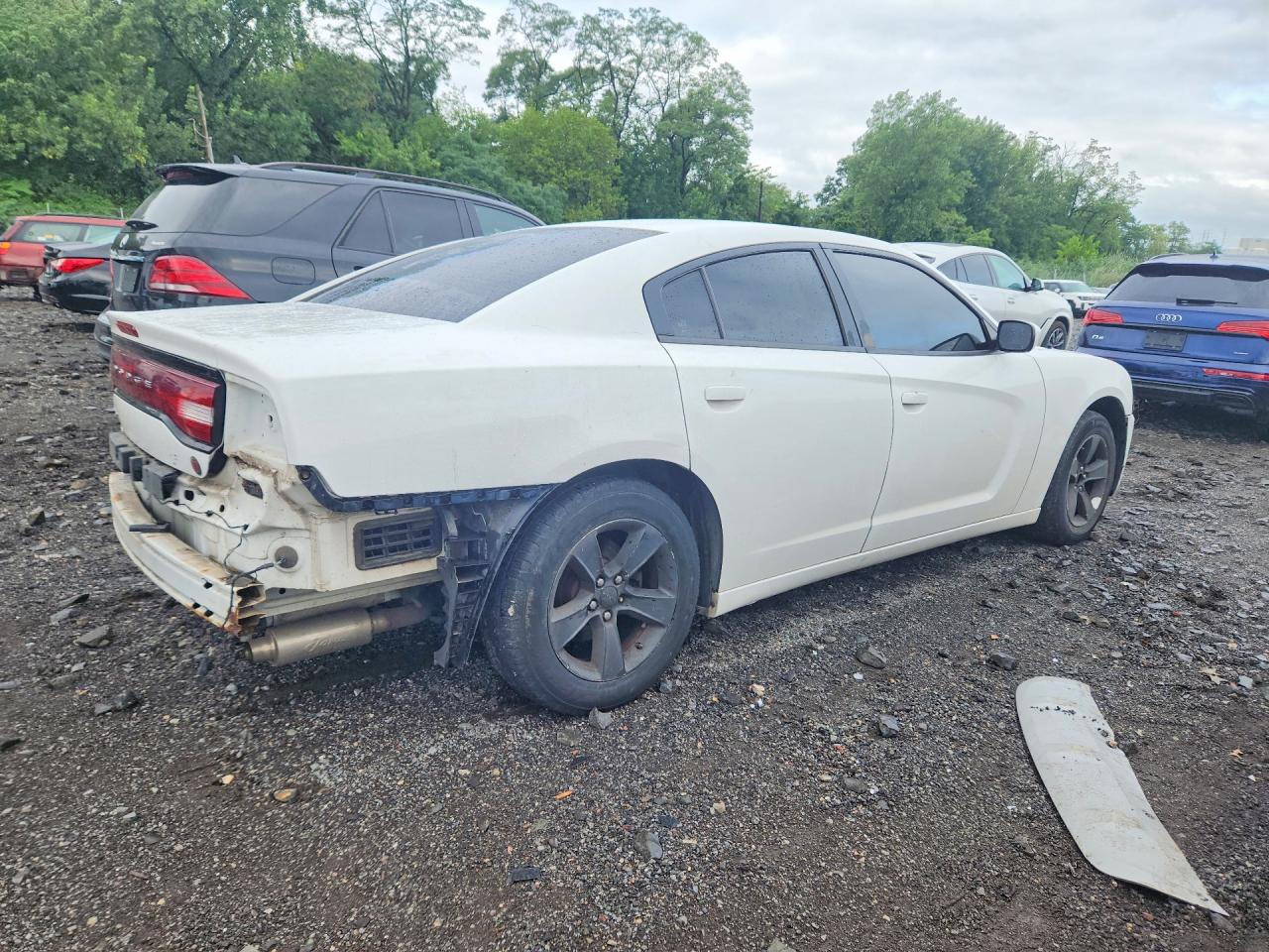 2011 Dodge Charger White vin: 2B3CL3CG5BH608093