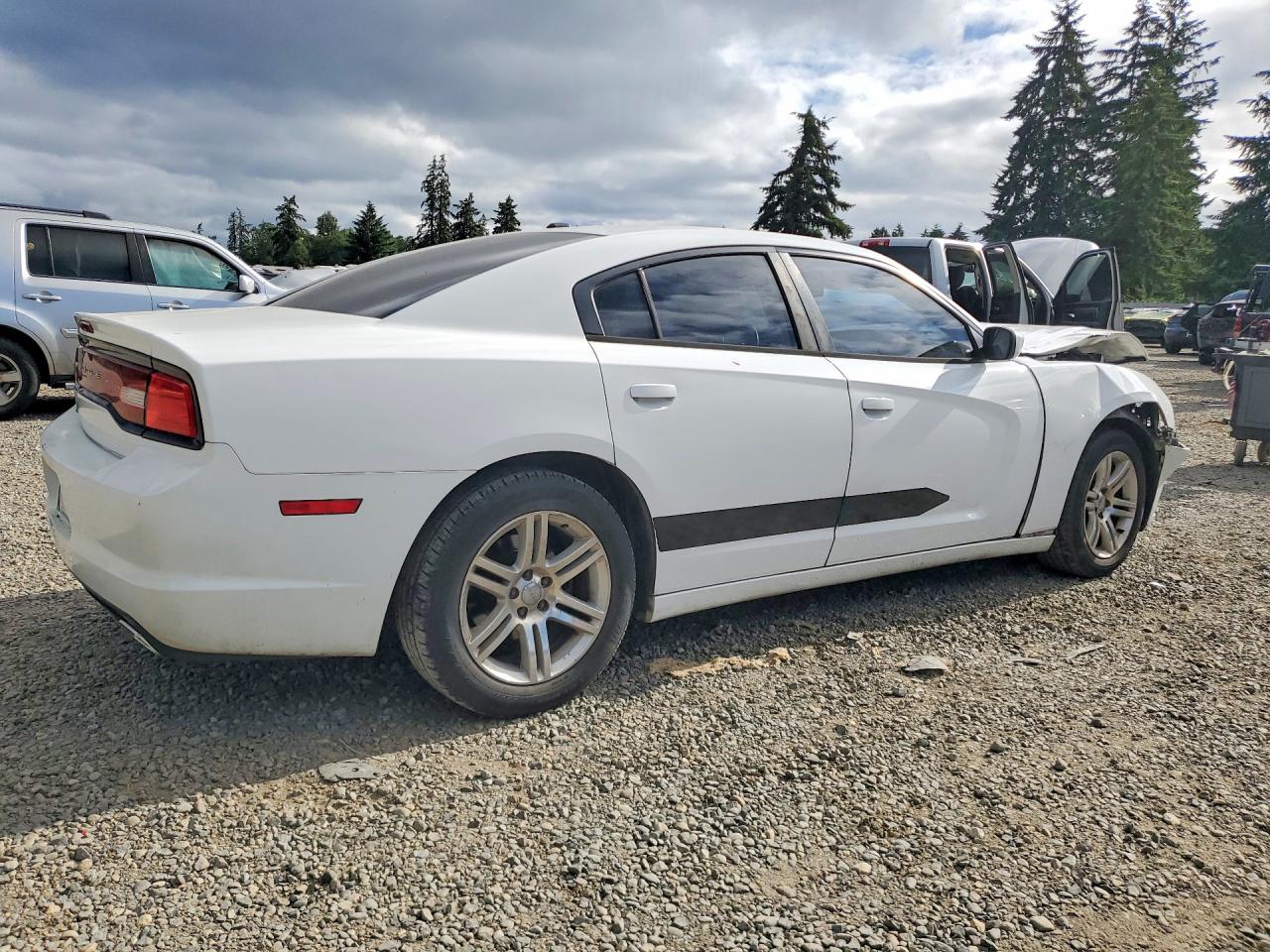 2011 Dodge Charger White vin: 2B3CL3CG6BH606806