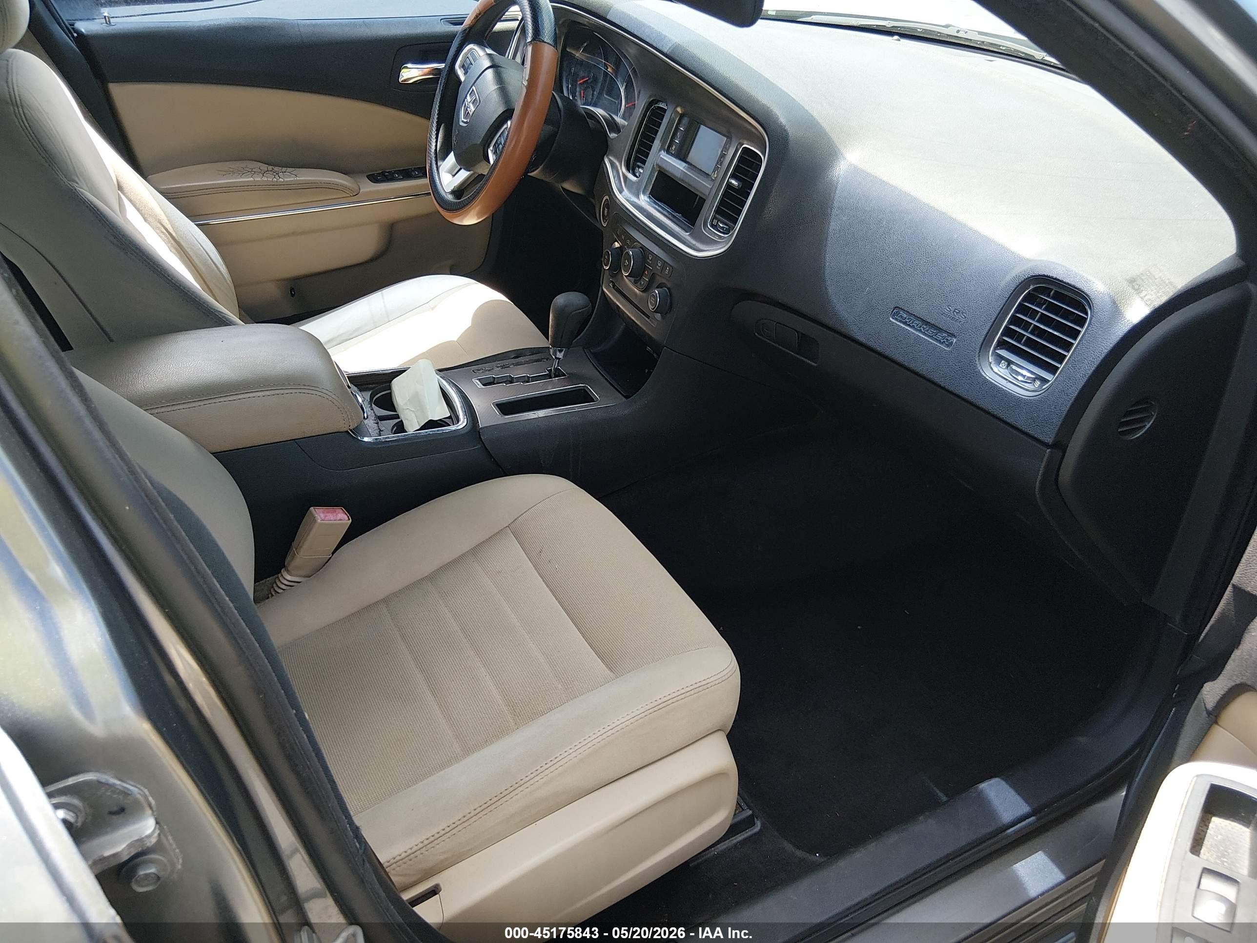 2011 Dodge Charger   Gray vin: 2B3CL3CG6BH608006
