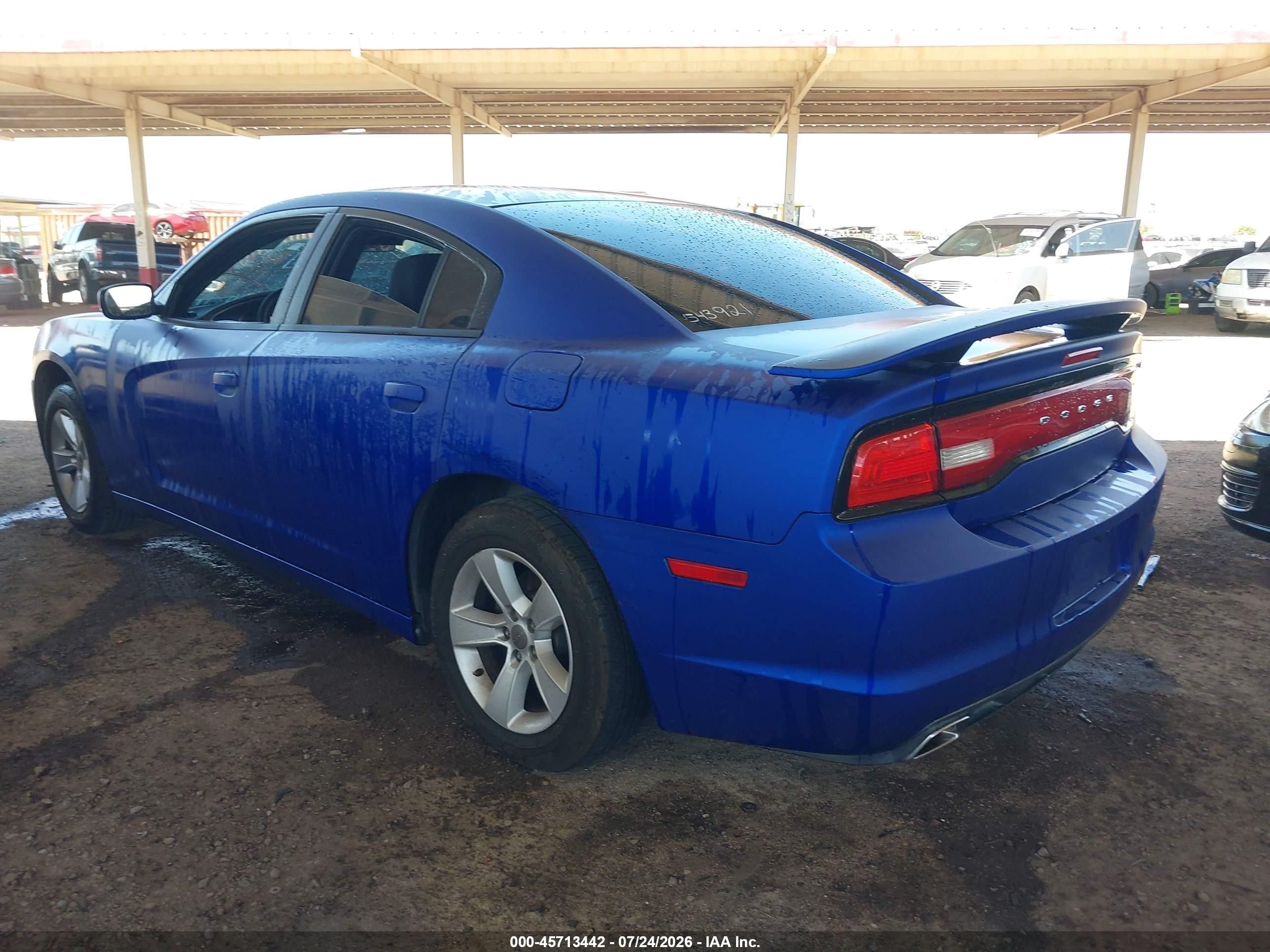 2011 Dodge Charger   Blue vin: 2B3CL3CG8BH543921