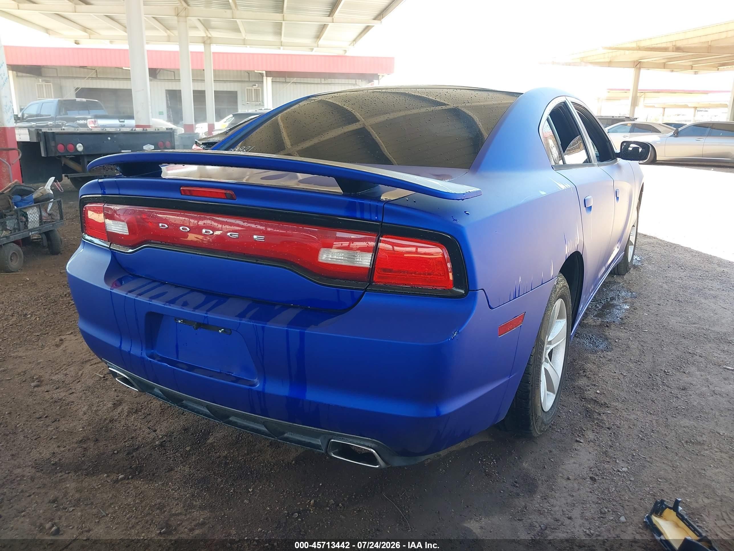 2011 Dodge Charger   Blue vin: 2B3CL3CG8BH543921