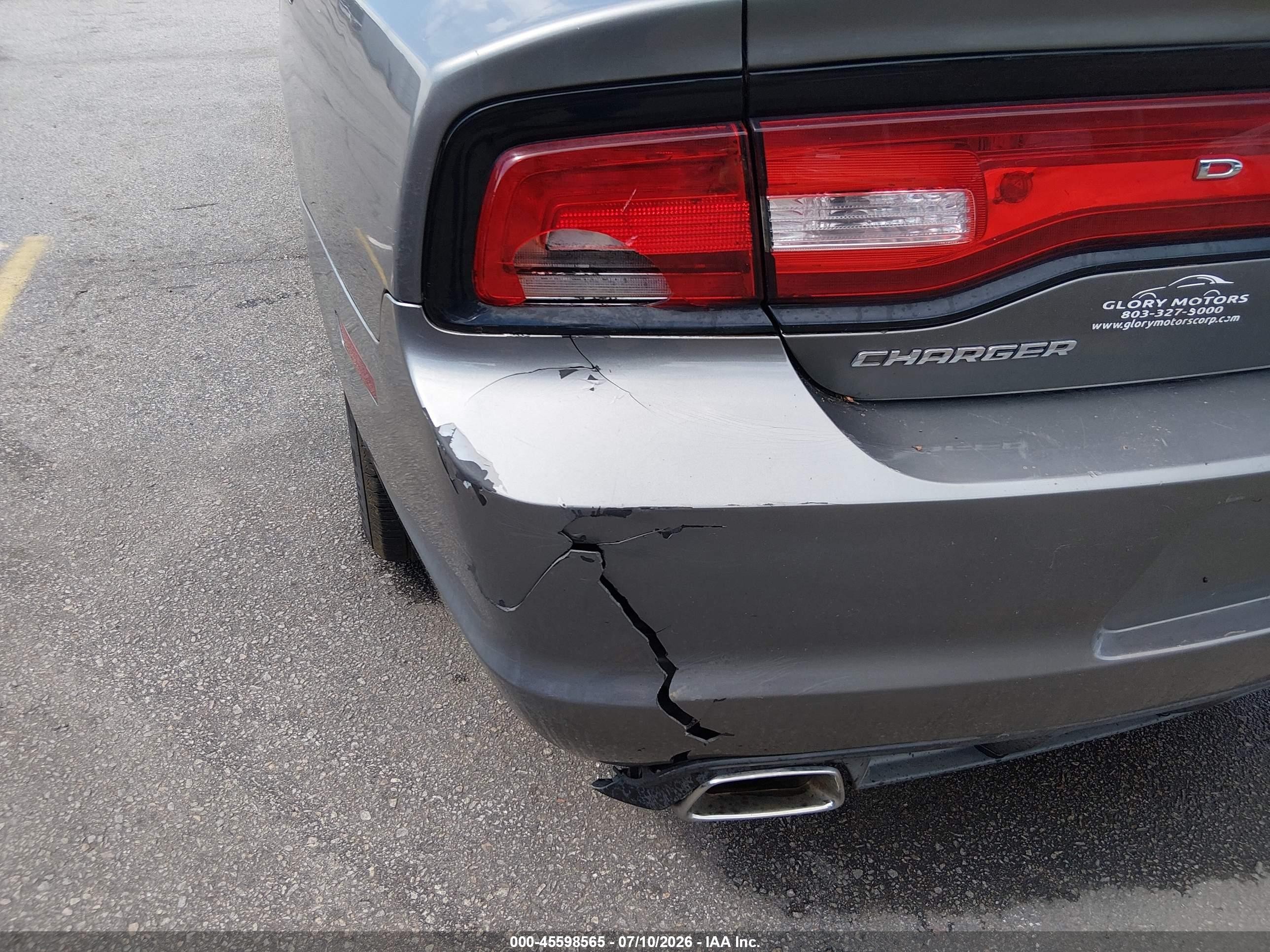 2011 Dodge Charger   Gray vin: 2B3CL3CG8BH577079