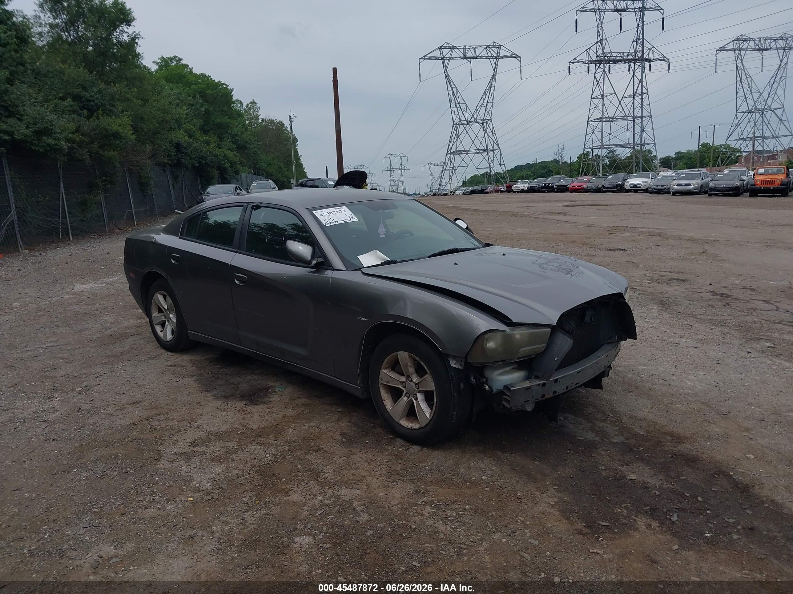 2011 Dodge Charger   Gray vin: 2B3CL3CG8BH607438
