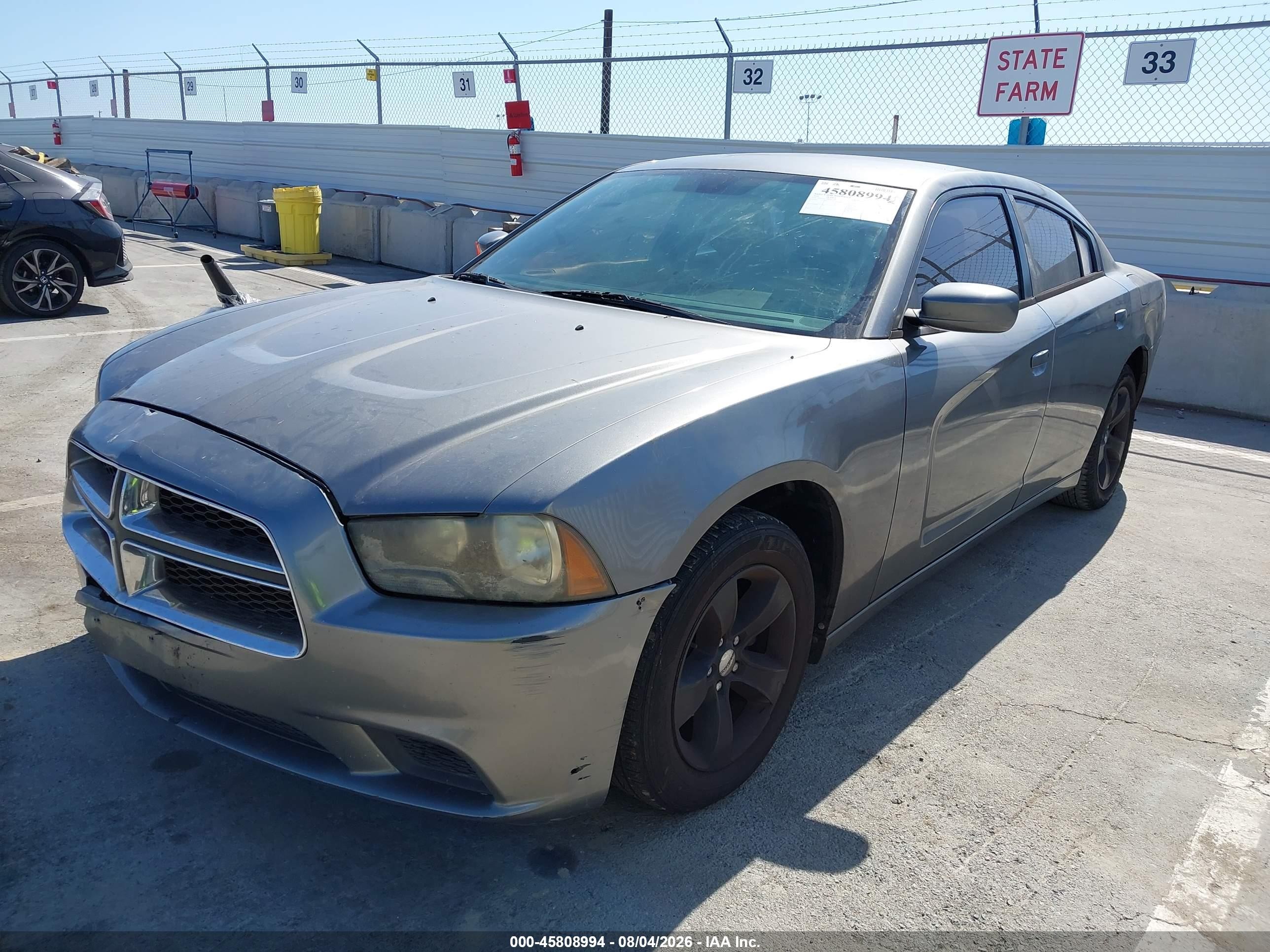 2011 Dodge Charger   Gray vin: 2B3CL3CG8BH612526