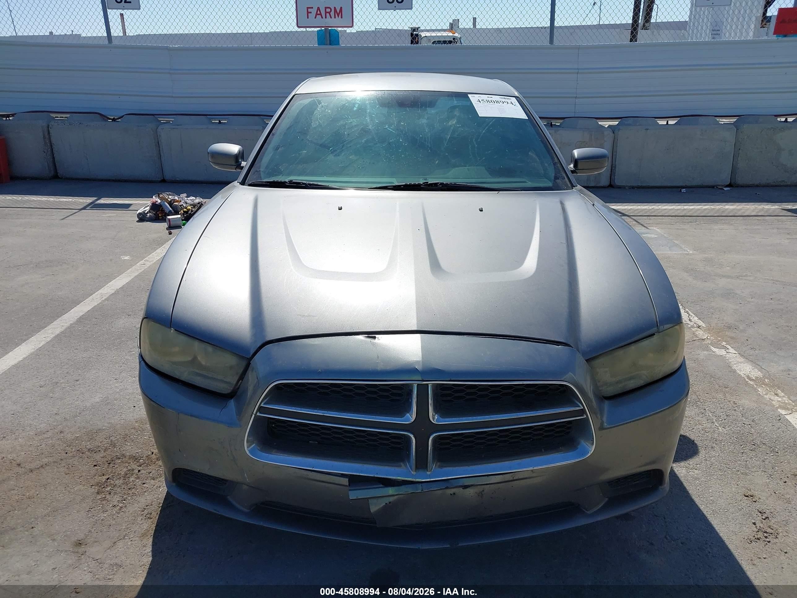 2011 Dodge Charger   Gray vin: 2B3CL3CG8BH612526