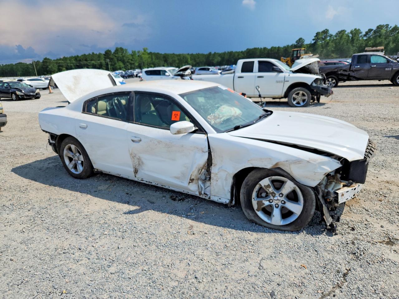 2011 Dodge Charger White vin: 2B3CL3CGXBH513965