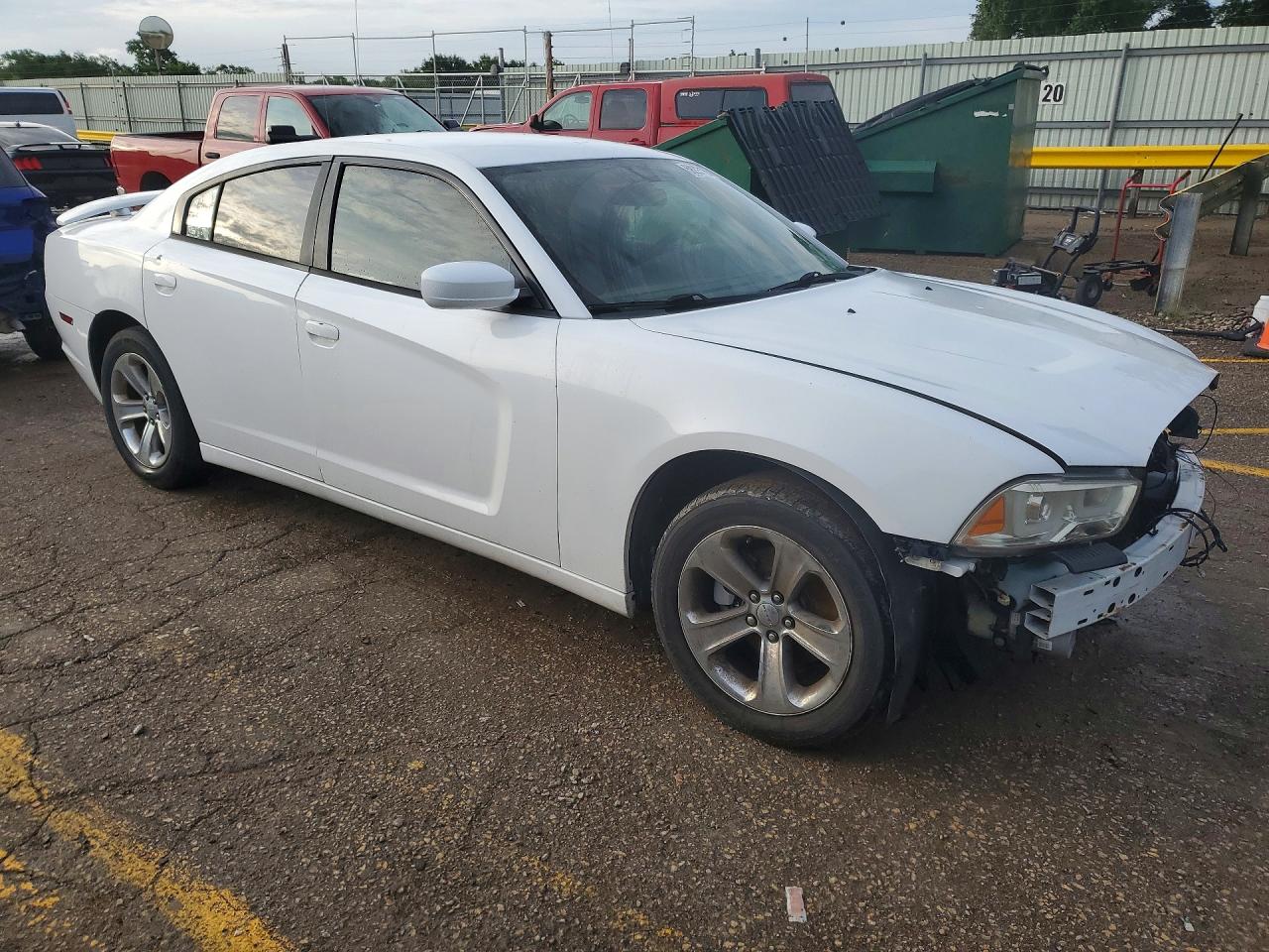 2011 Dodge Charger White vin: 2B3CL3CGXBH532290