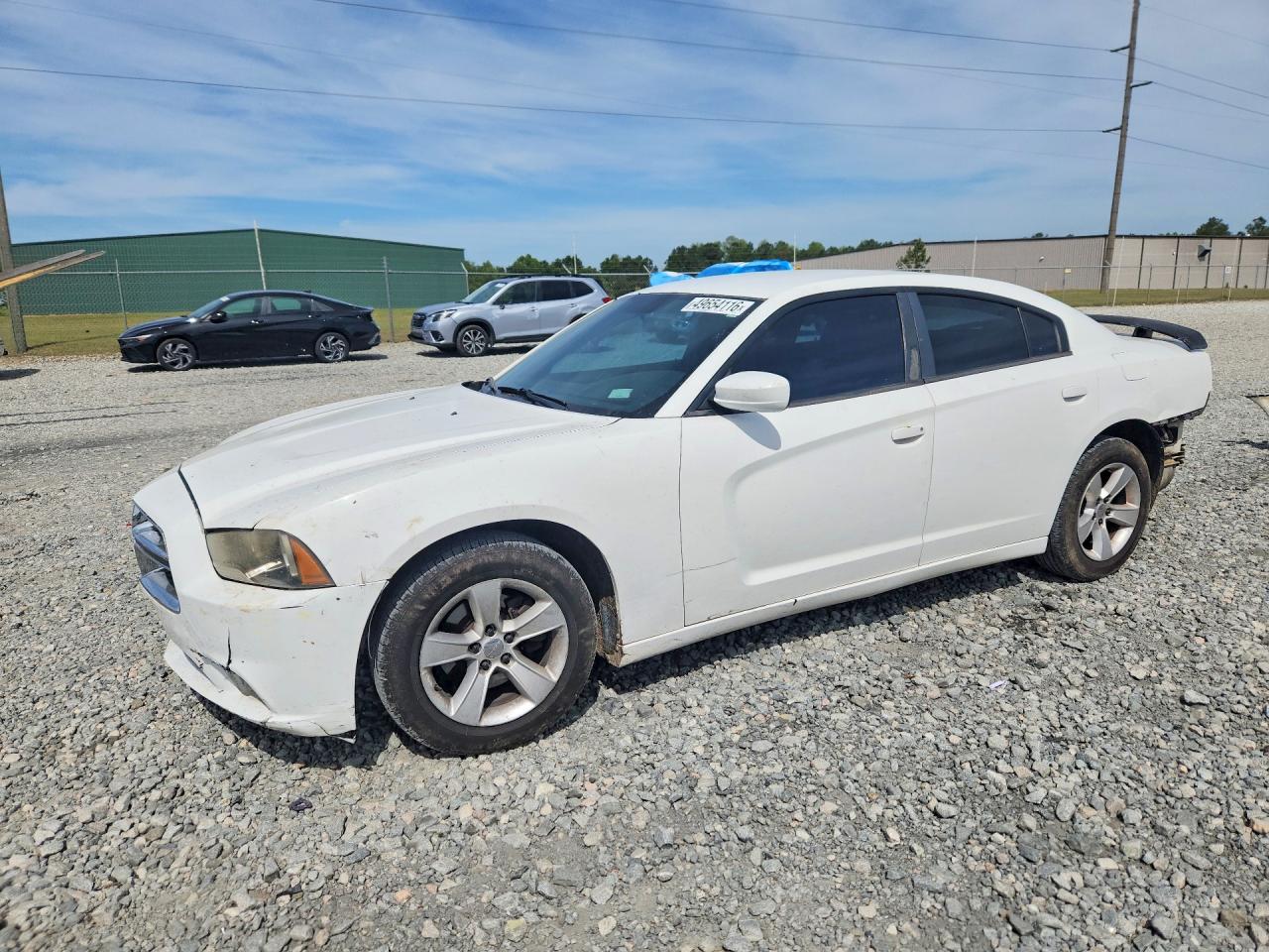 2011 Dodge Charger White vin: 2B3CL3CGXBH578072