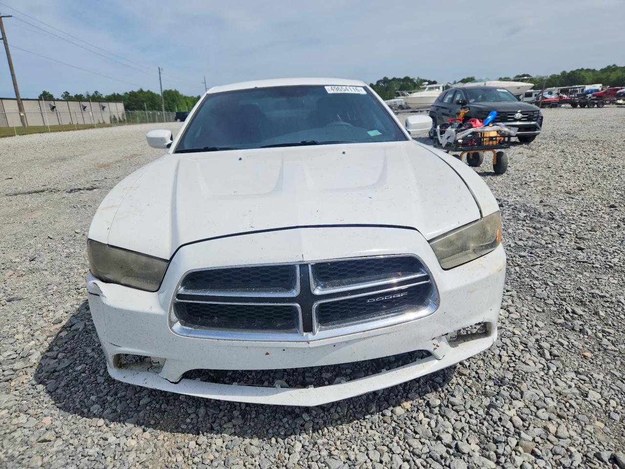 2011 Dodge Charger White vin: 2B3CL3CGXBH578072
