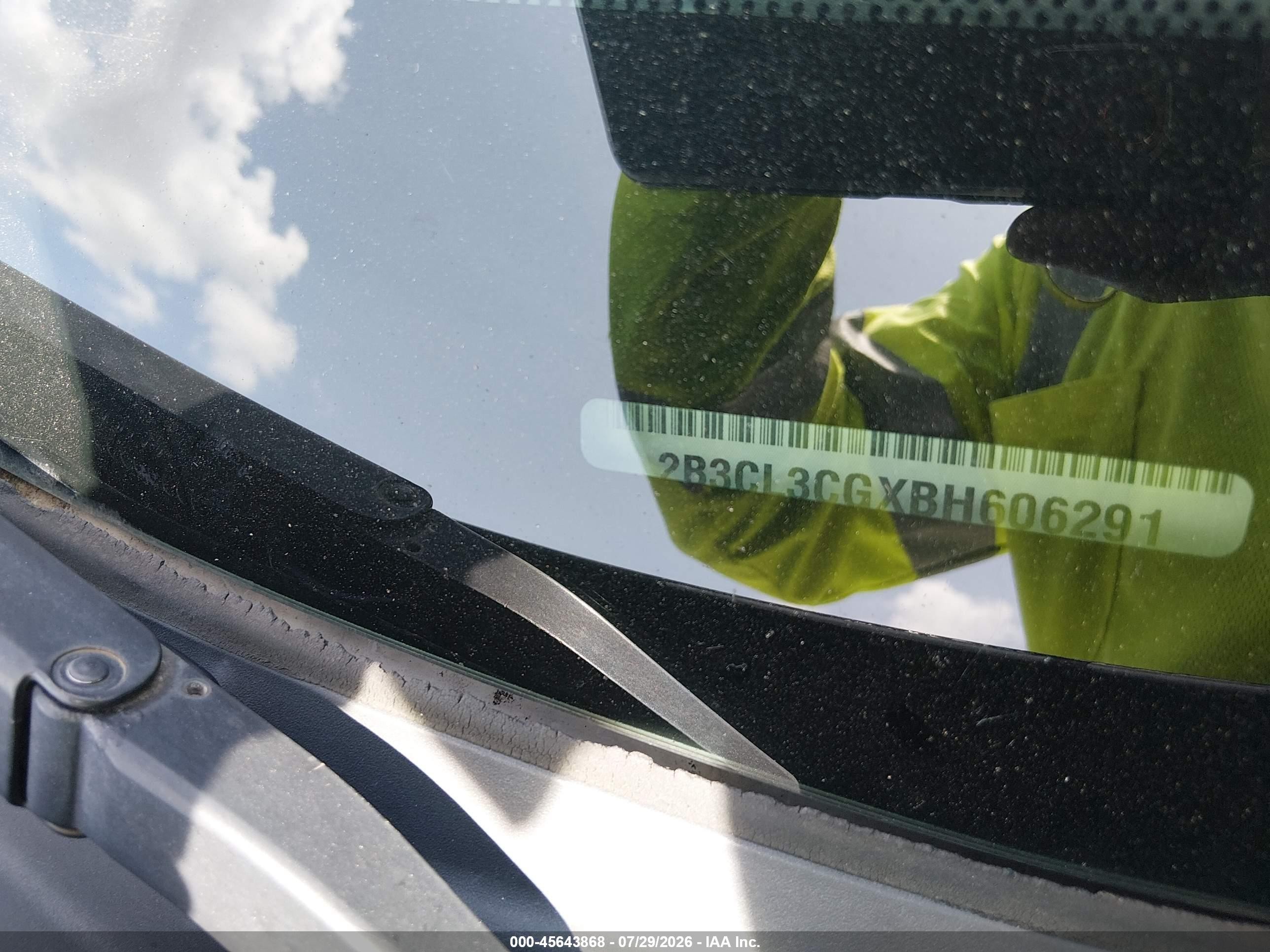 2011 Dodge Charger Белый vin: 2B3CL3CGXBH606291