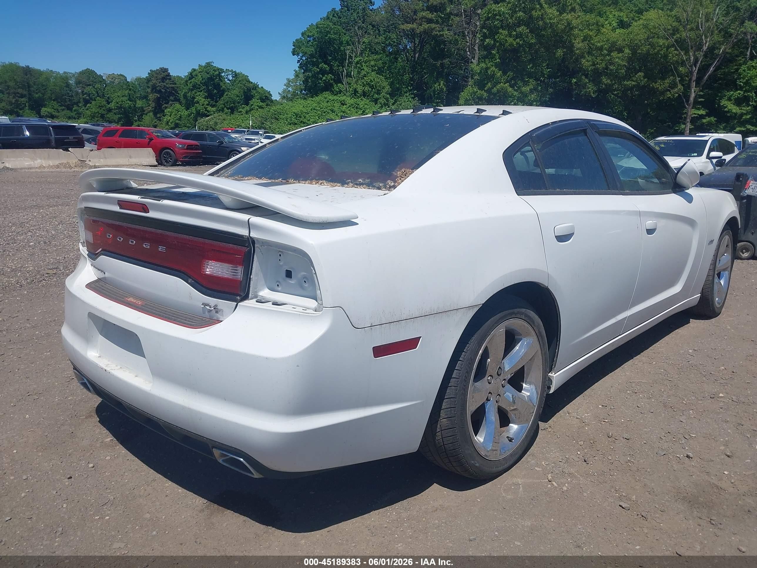 2011 Dodge Charger R/t White vin: 2B3CL5CT3BH502704