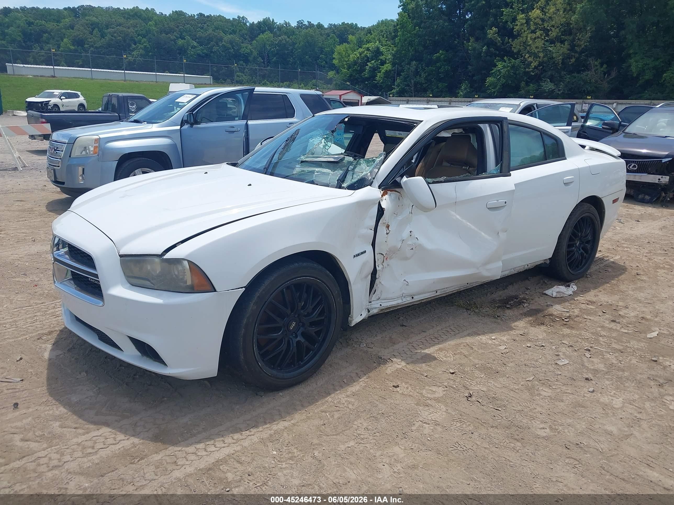 2011 Dodge Charger R/t White vin: 2B3CL5CT5BH609236