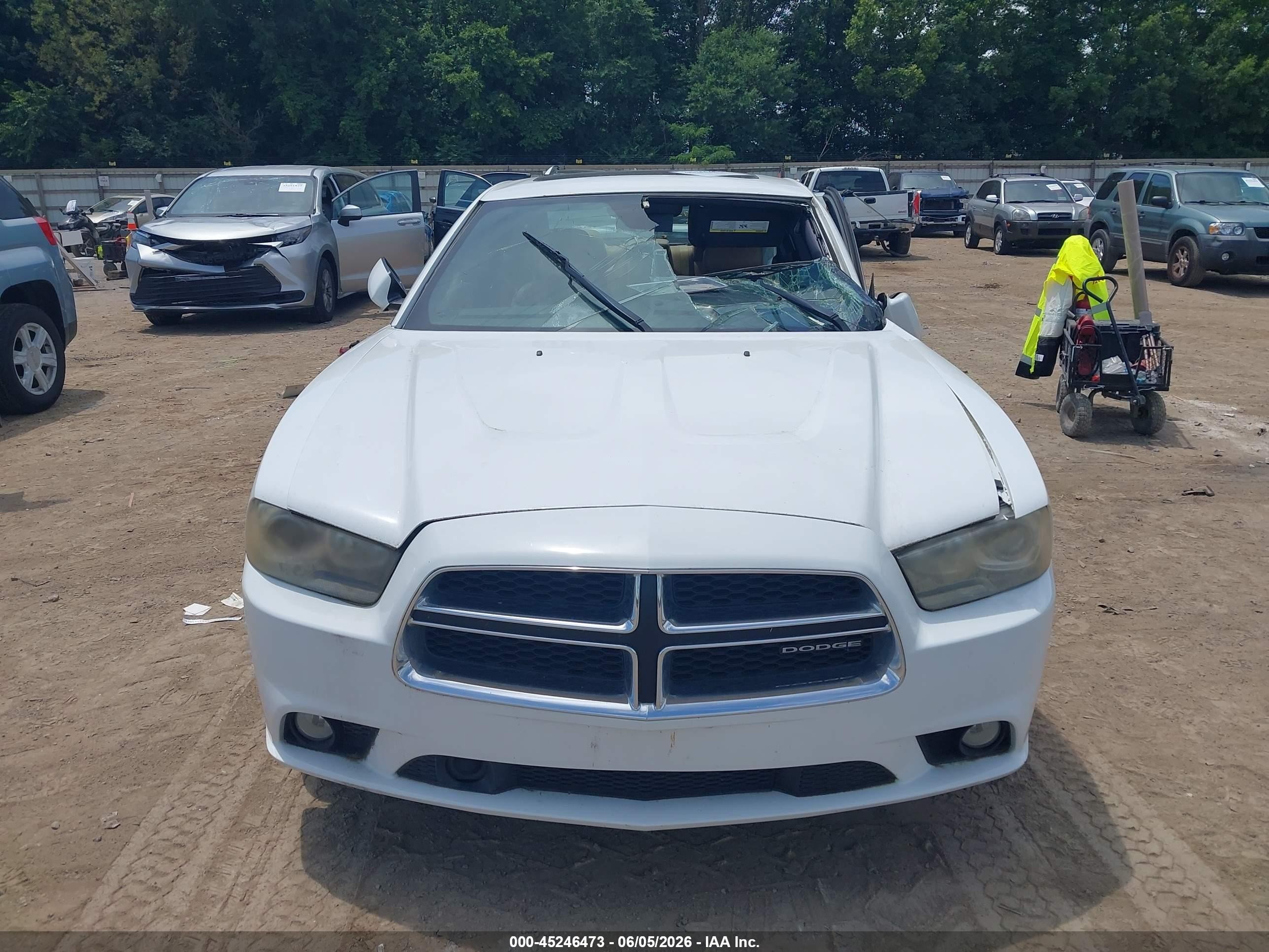 2011 Dodge Charger R/t White vin: 2B3CL5CT5BH609236