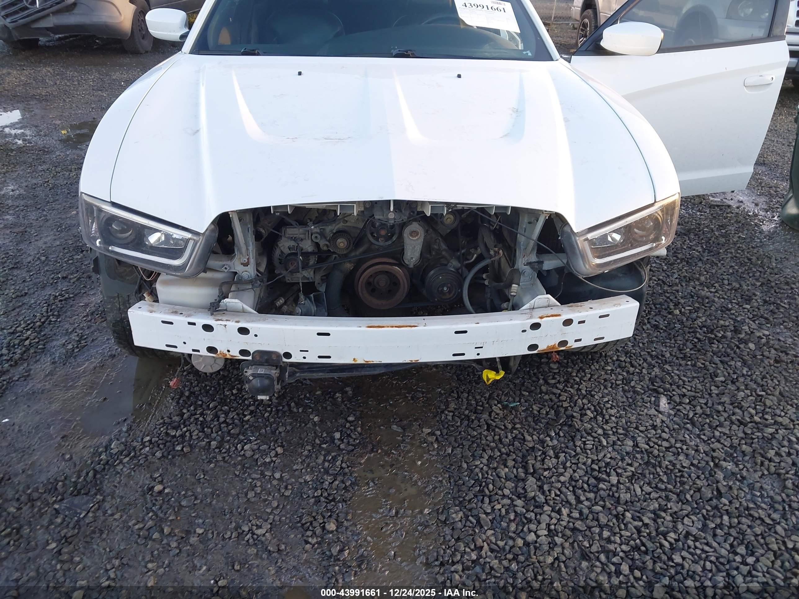 2011 Dodge Charger R/t White vin: 2B3CL5CT6BH571967