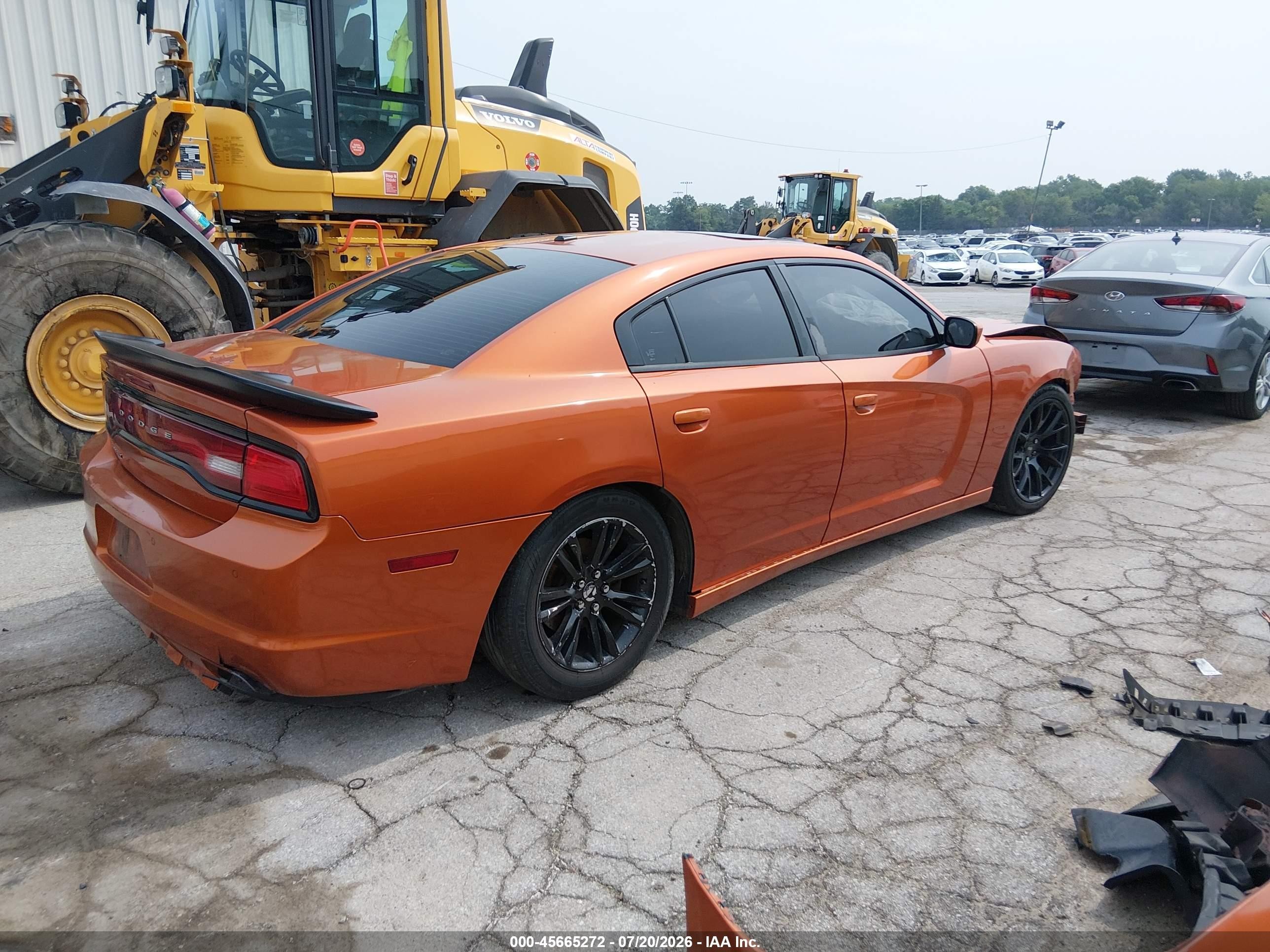 2011 Dodge Charger R/t Orange vin: 2B3CL5CT6BH609620
