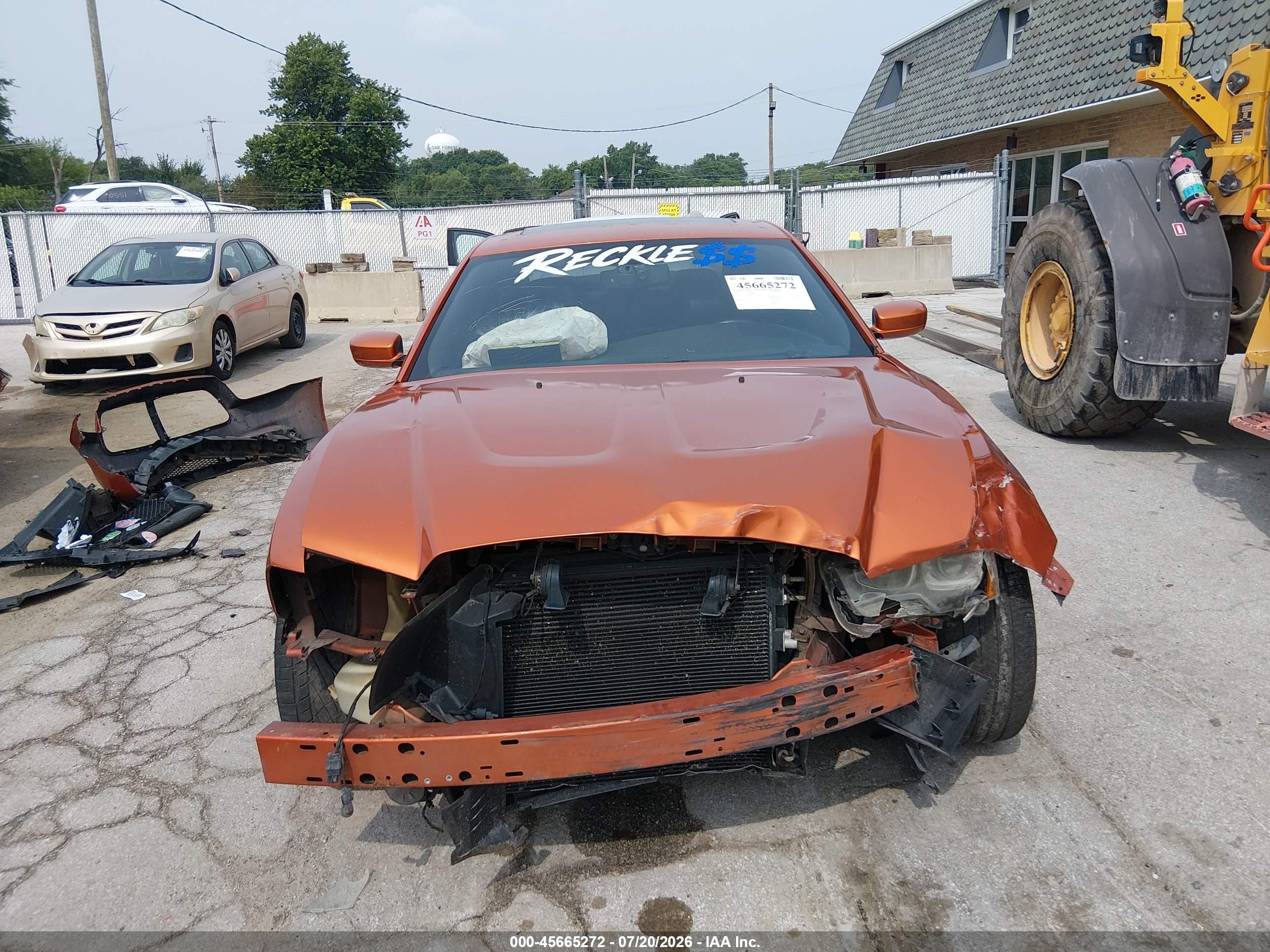 2011 Dodge Charger R/t Orange vin: 2B3CL5CT6BH609620