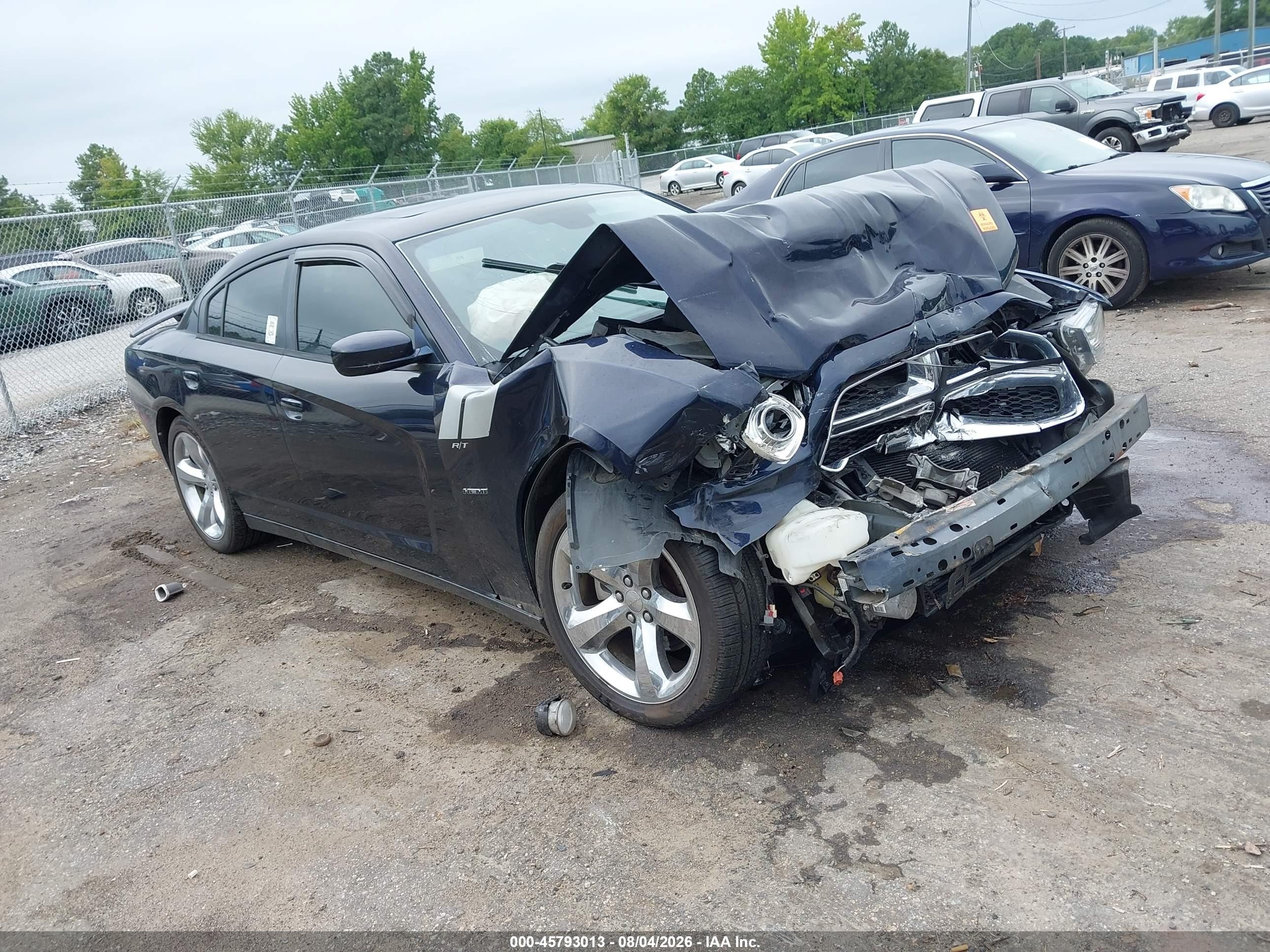 2011 Dodge Charger R/t Blue vin: 2B3CL5CT7BH507663