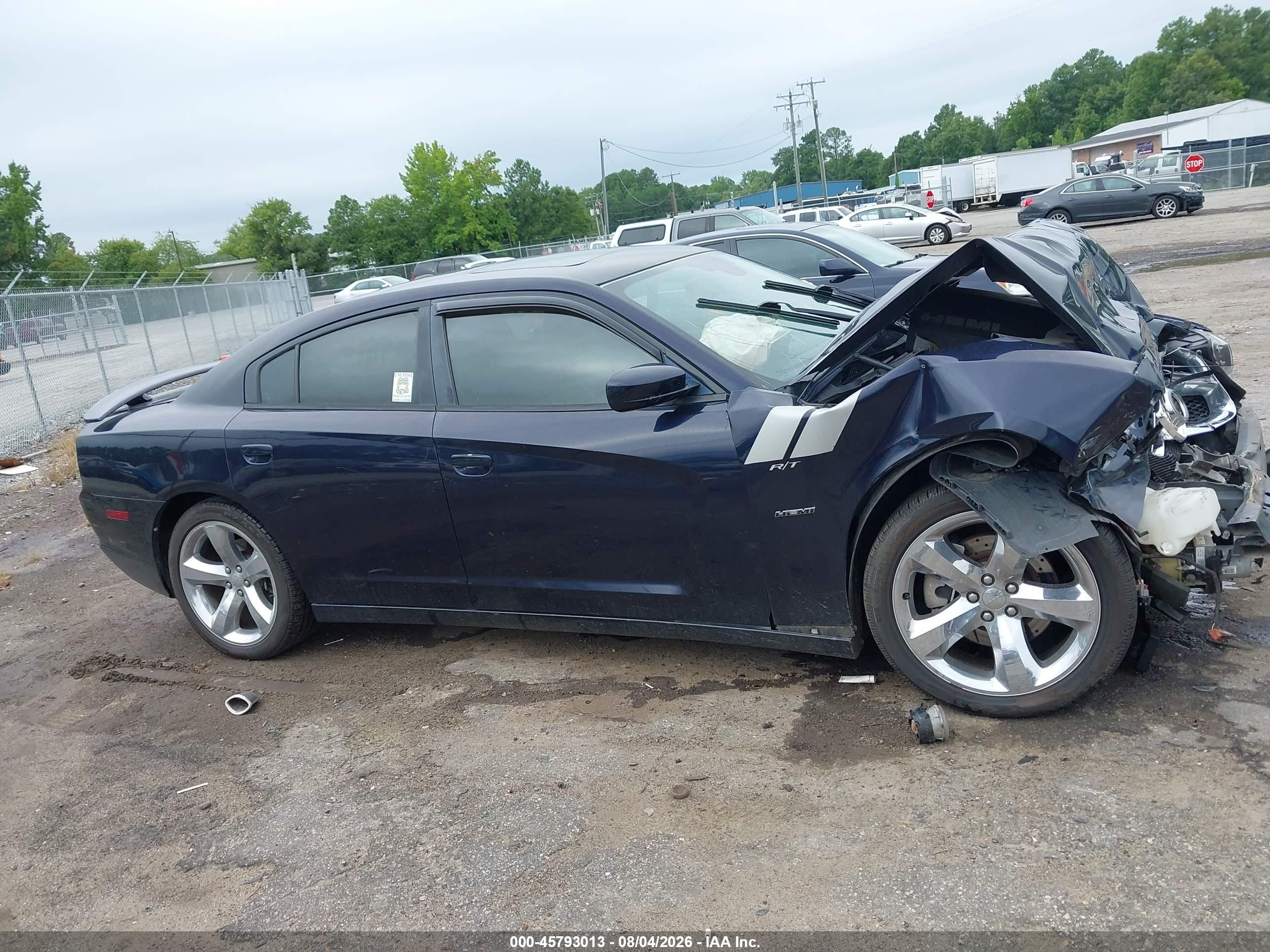 2011 Dodge Charger R/t Blue vin: 2B3CL5CT7BH507663