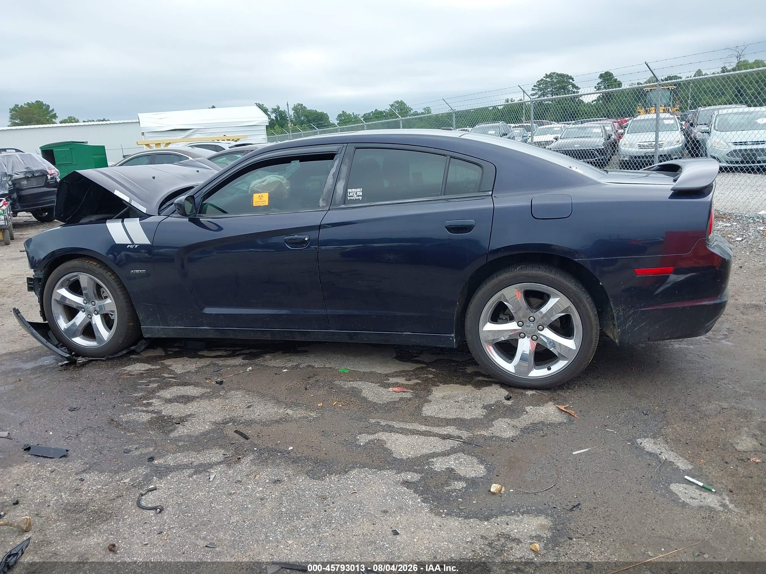 2011 Dodge Charger R/t Blue vin: 2B3CL5CT7BH507663