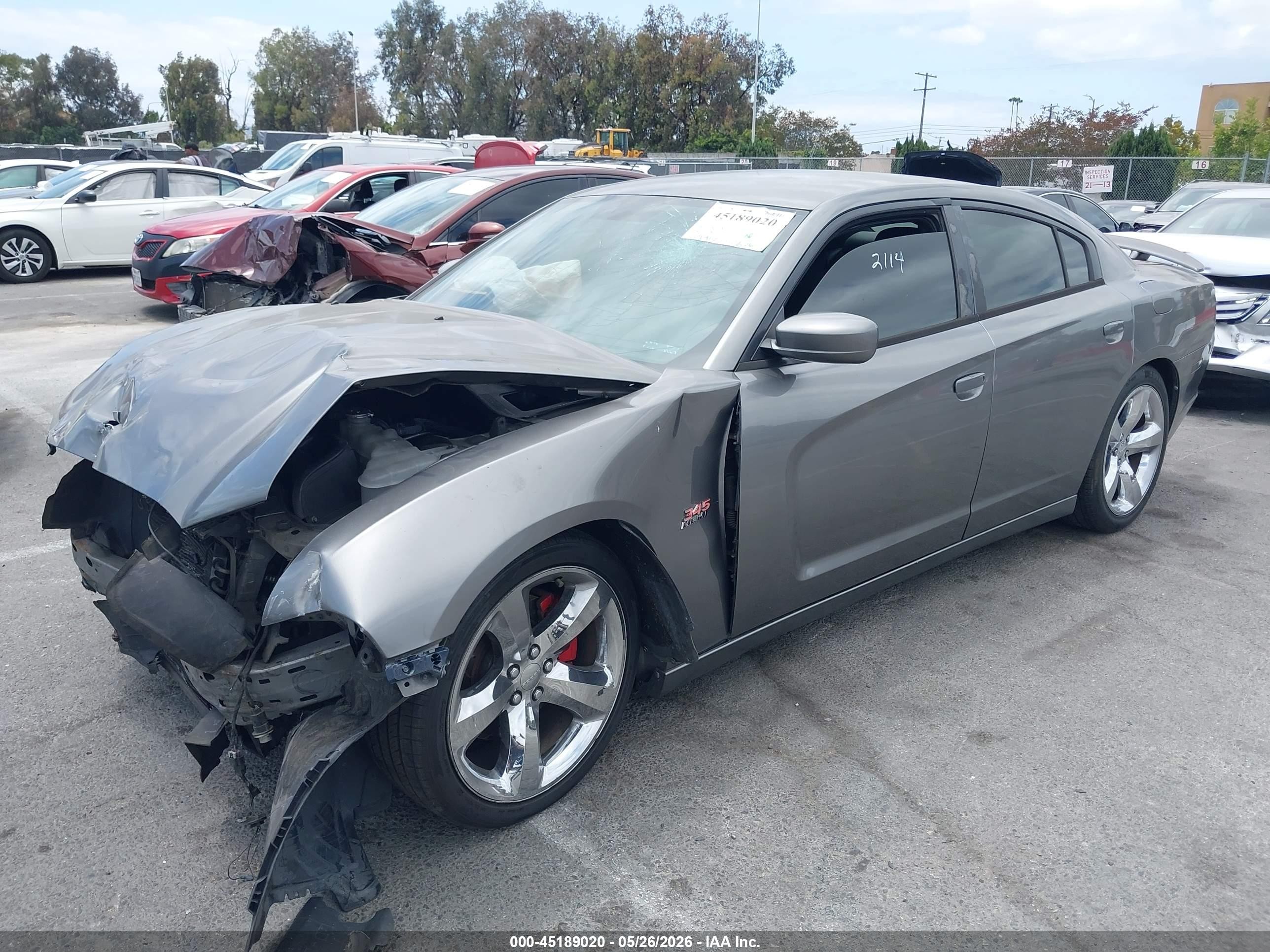 2011 Dodge Charger R/t Серый vin: 2B3CL5CT9BH599102