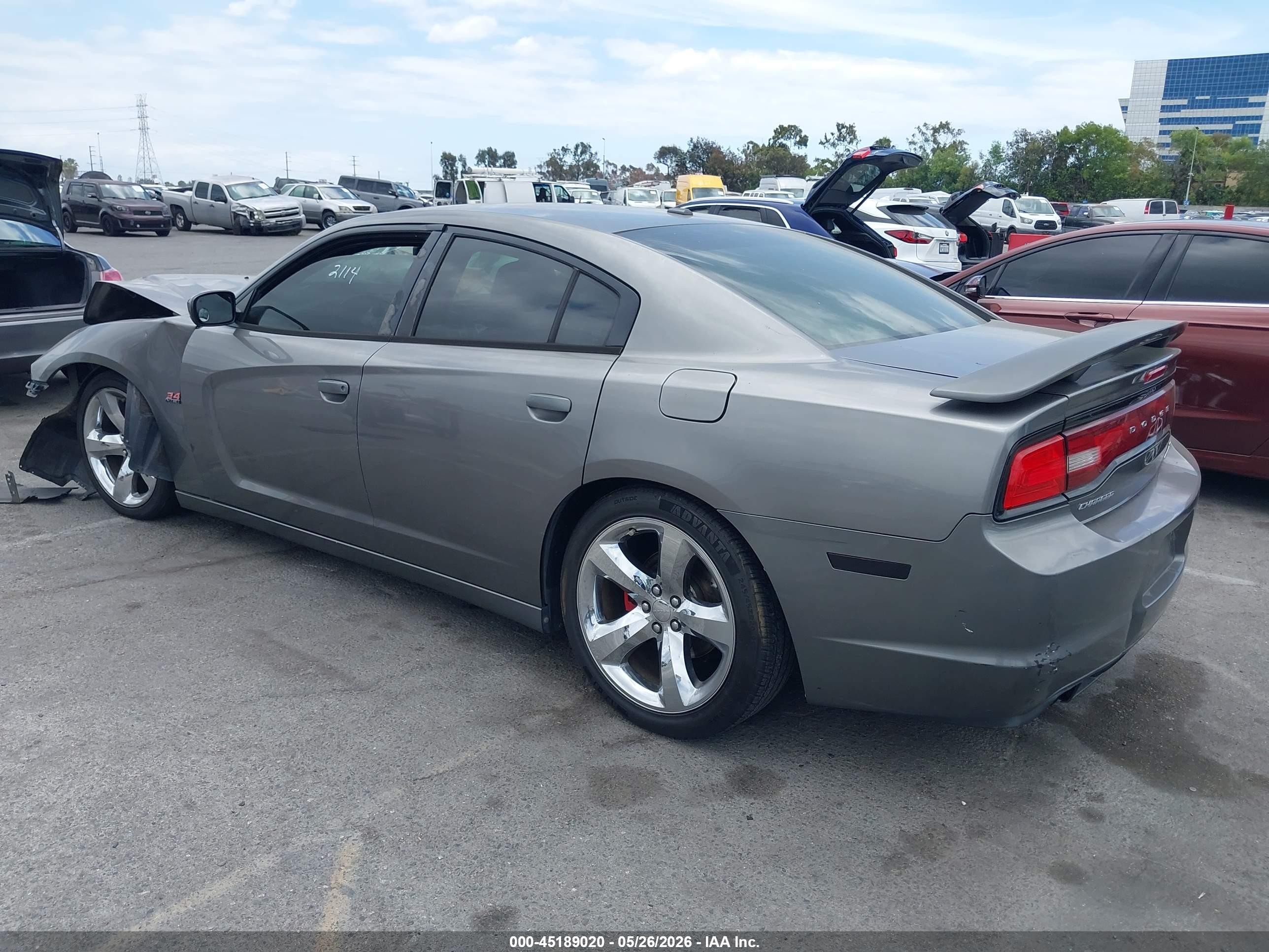 2011 Dodge Charger R/t Серый vin: 2B3CL5CT9BH599102