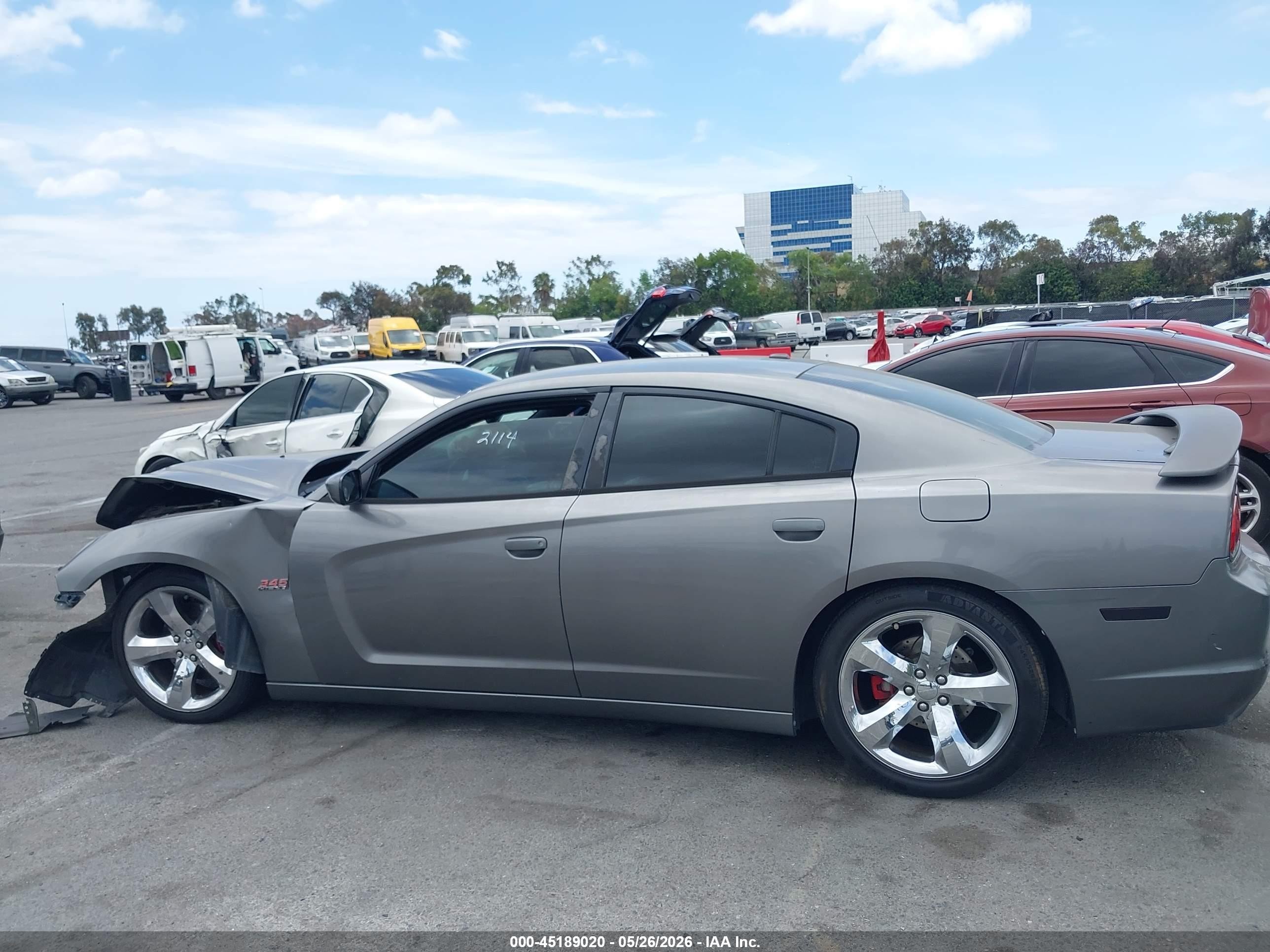 2011 Dodge Charger R/t Серый vin: 2B3CL5CT9BH599102