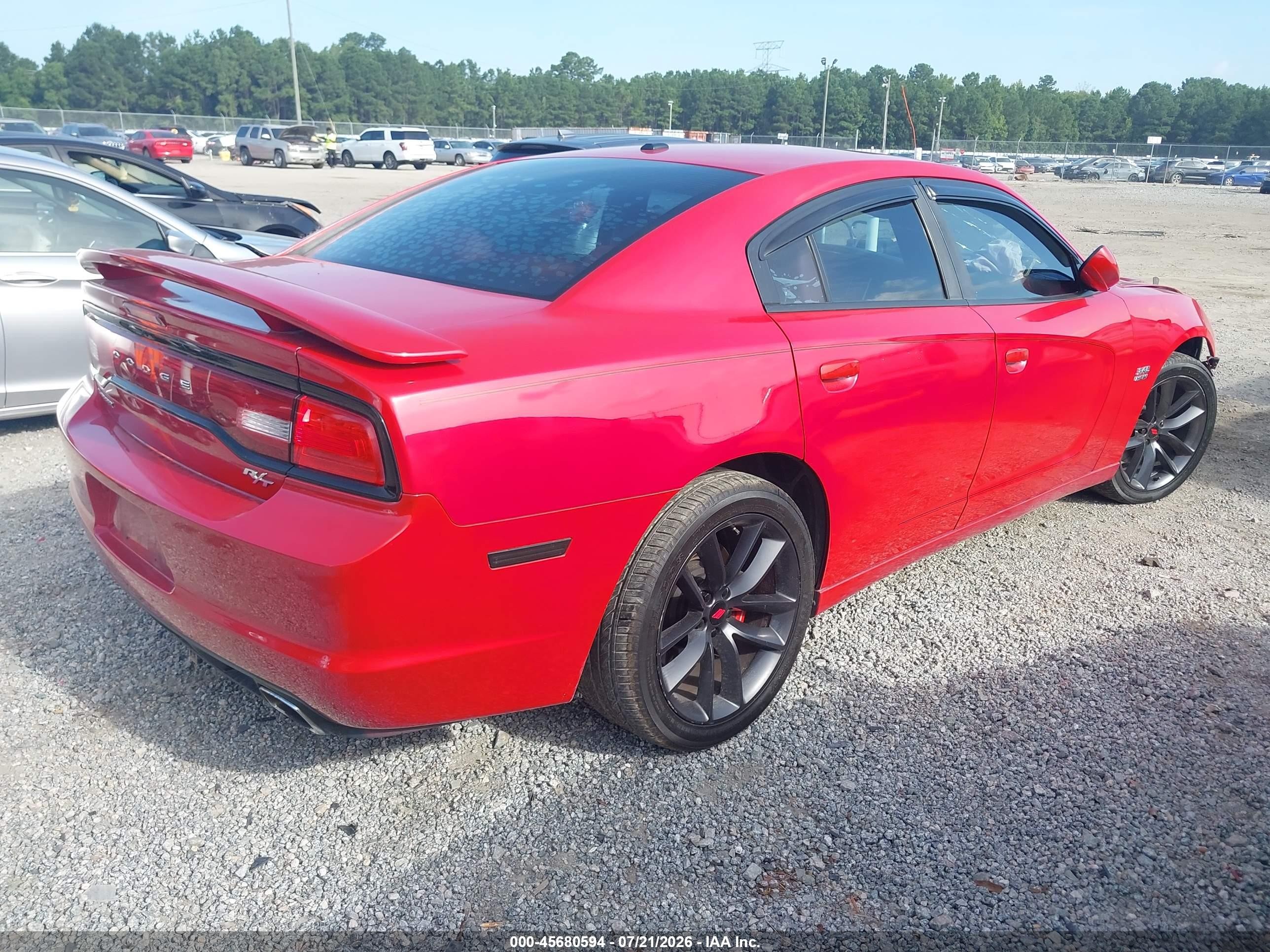 2011 Dodge Charger R/t Red vin: 2B3CL5CTXBH508399