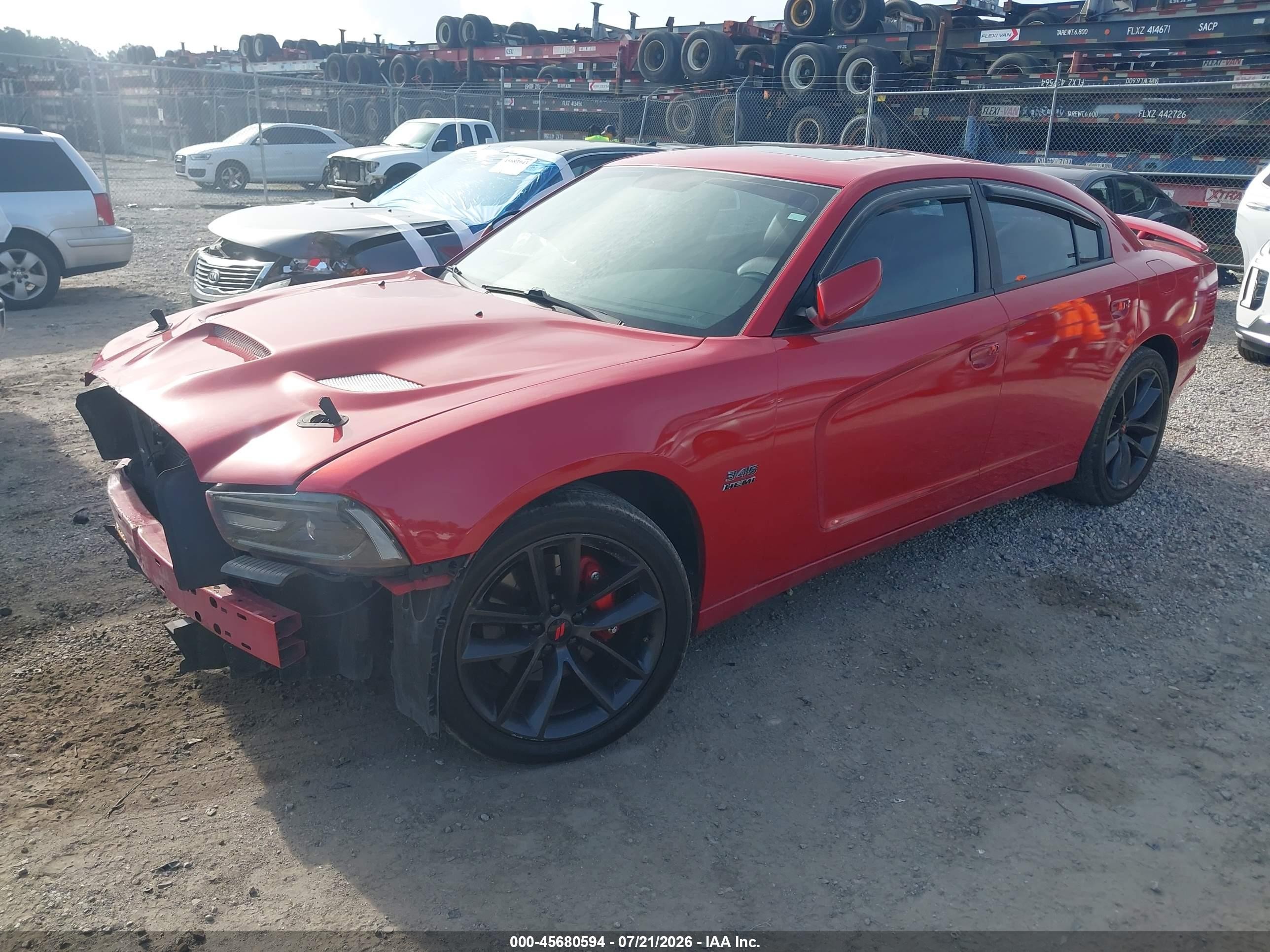 2011 Dodge Charger R/t Red vin: 2B3CL5CTXBH508399