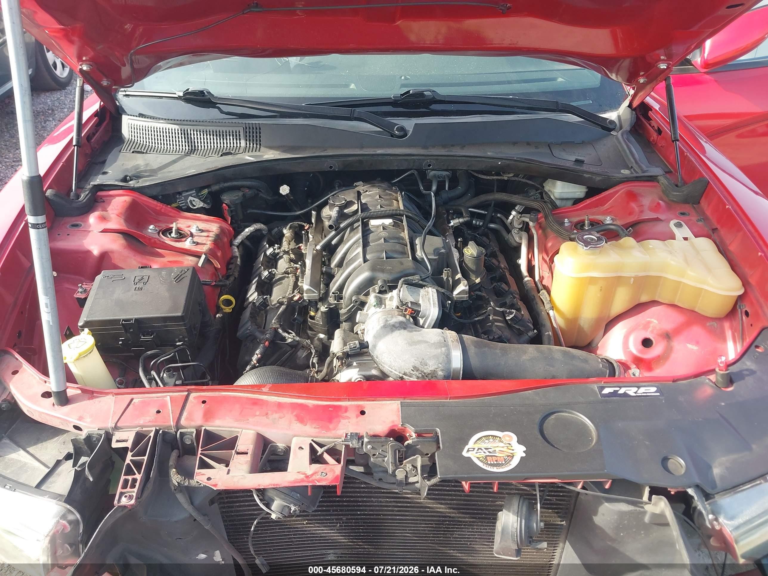 2011 Dodge Charger R/t Red vin: 2B3CL5CTXBH508399
