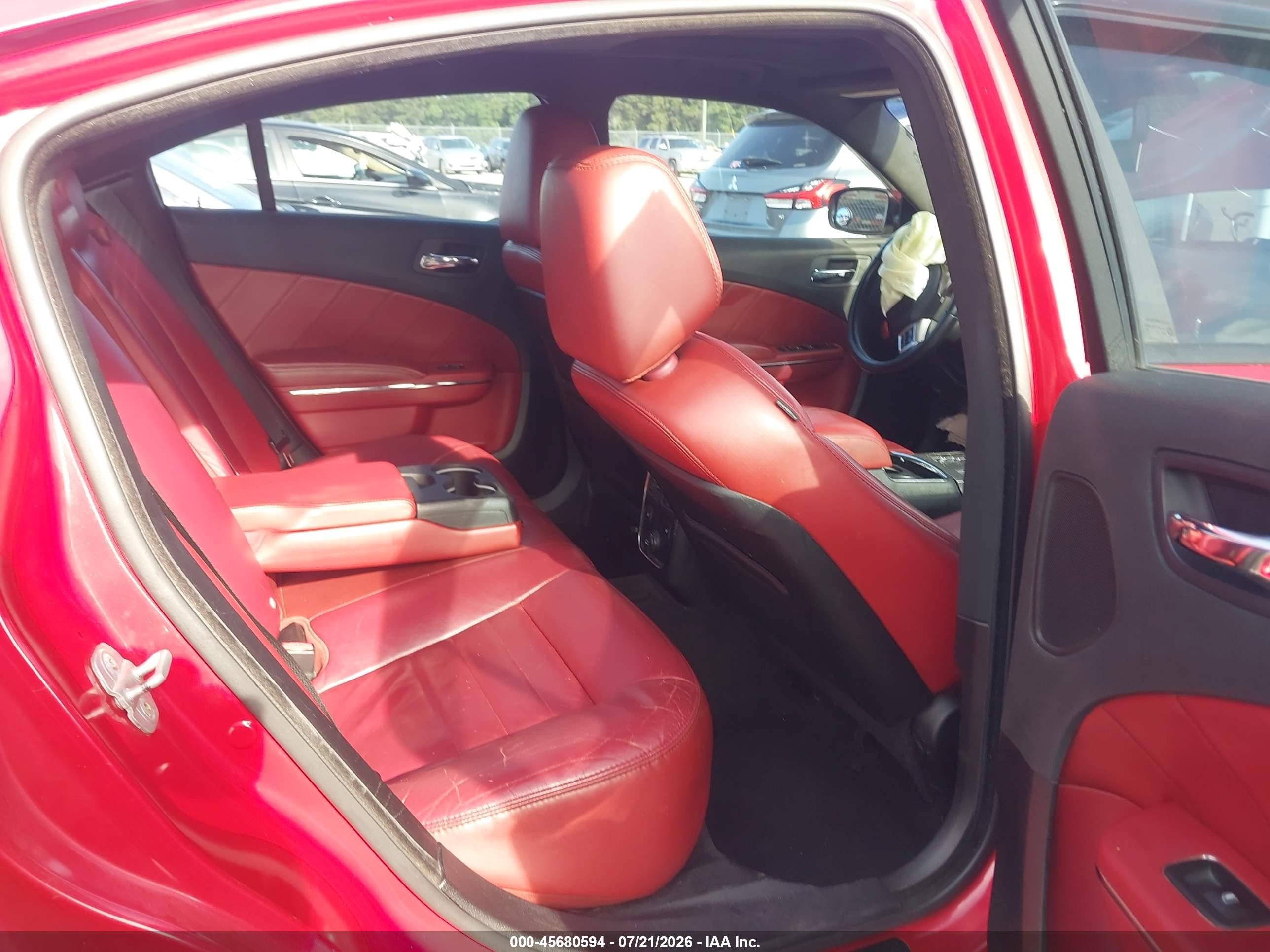 2011 Dodge Charger R/t Red vin: 2B3CL5CTXBH508399