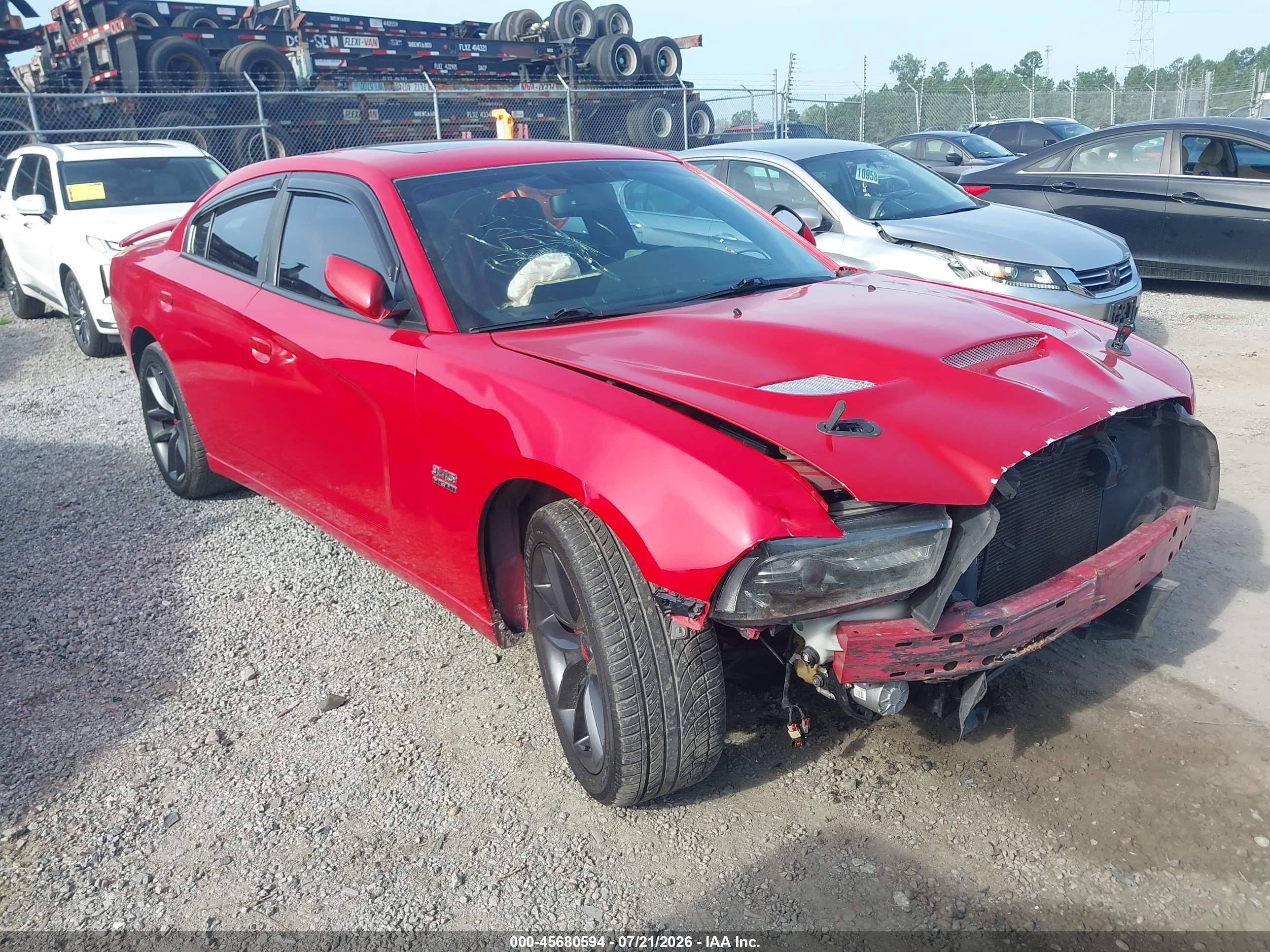 2011 Dodge Charger R/t Red vin: 2B3CL5CTXBH508399
