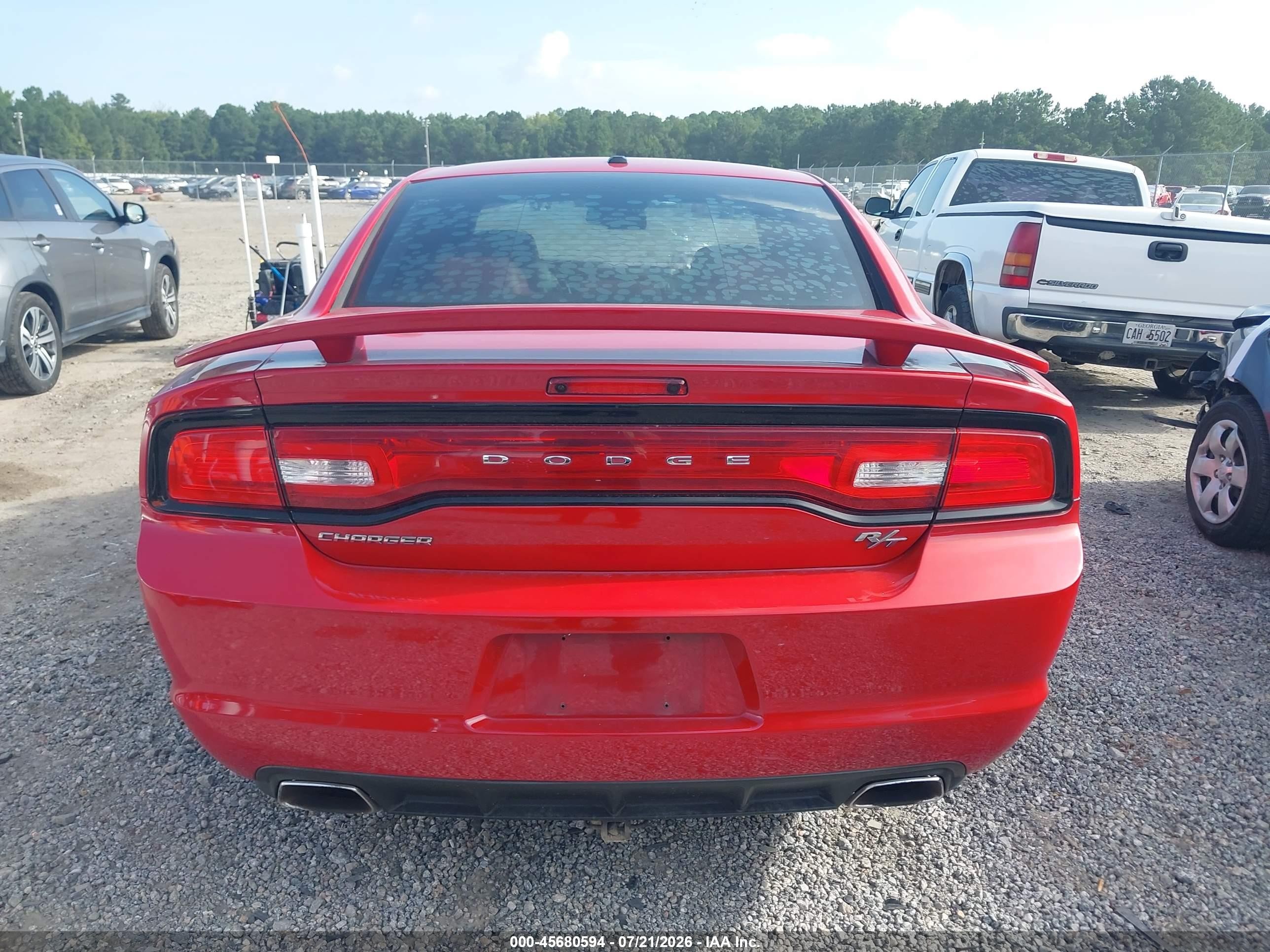 2011 Dodge Charger R/t Red vin: 2B3CL5CTXBH508399