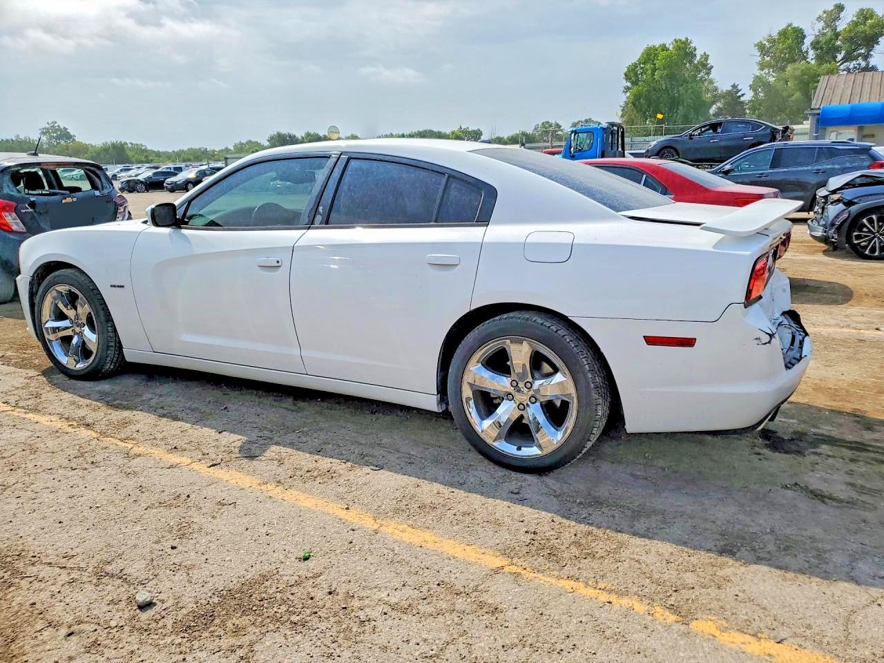 2011 Dodge Charger White vin: 2B3CL5CTXBH514283