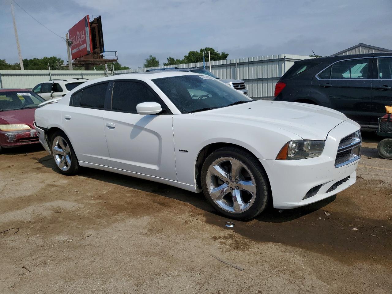 2011 Dodge Charger White vin: 2B3CL5CTXBH514283