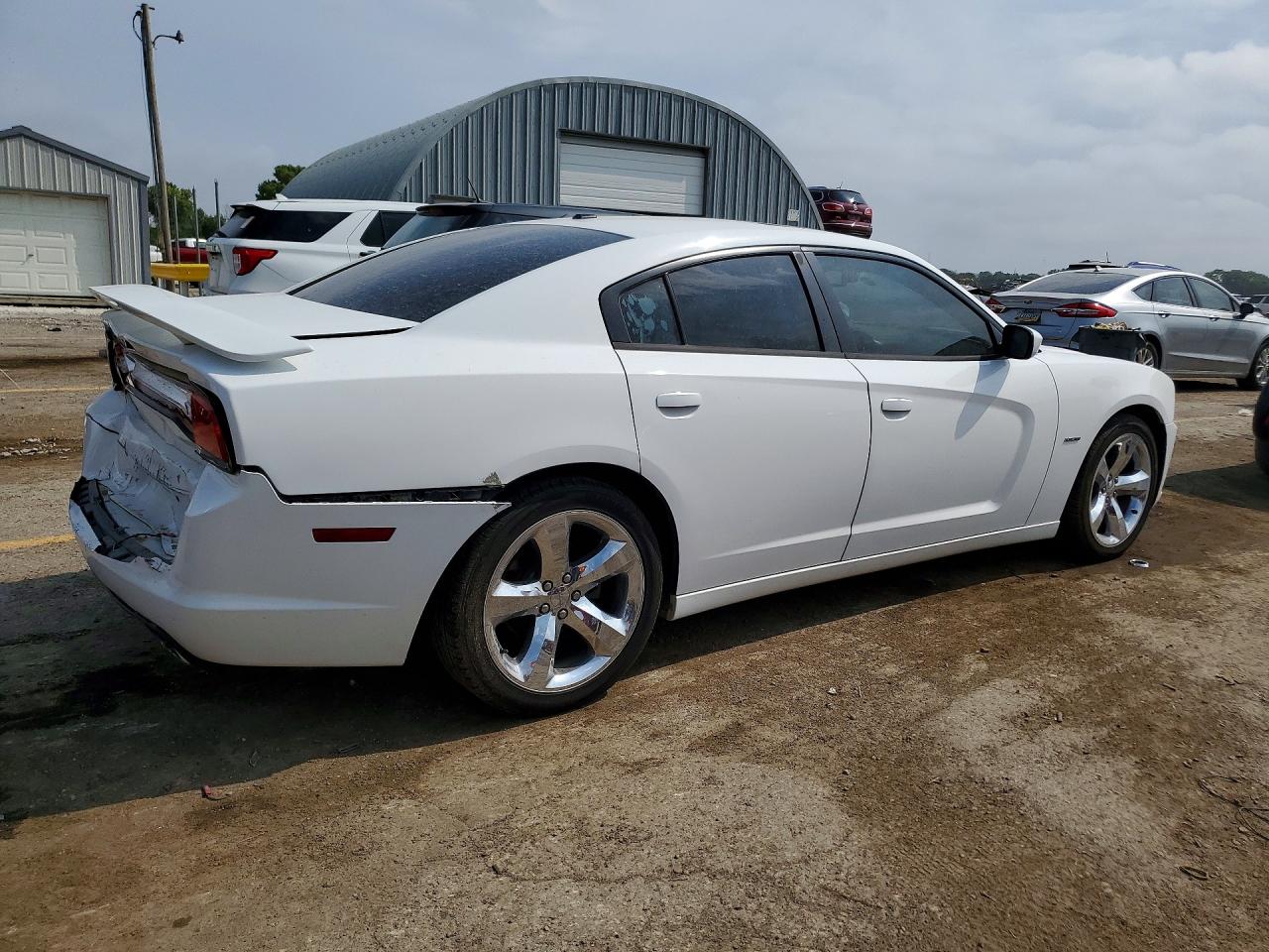 2011 Dodge Charger White vin: 2B3CL5CTXBH514283